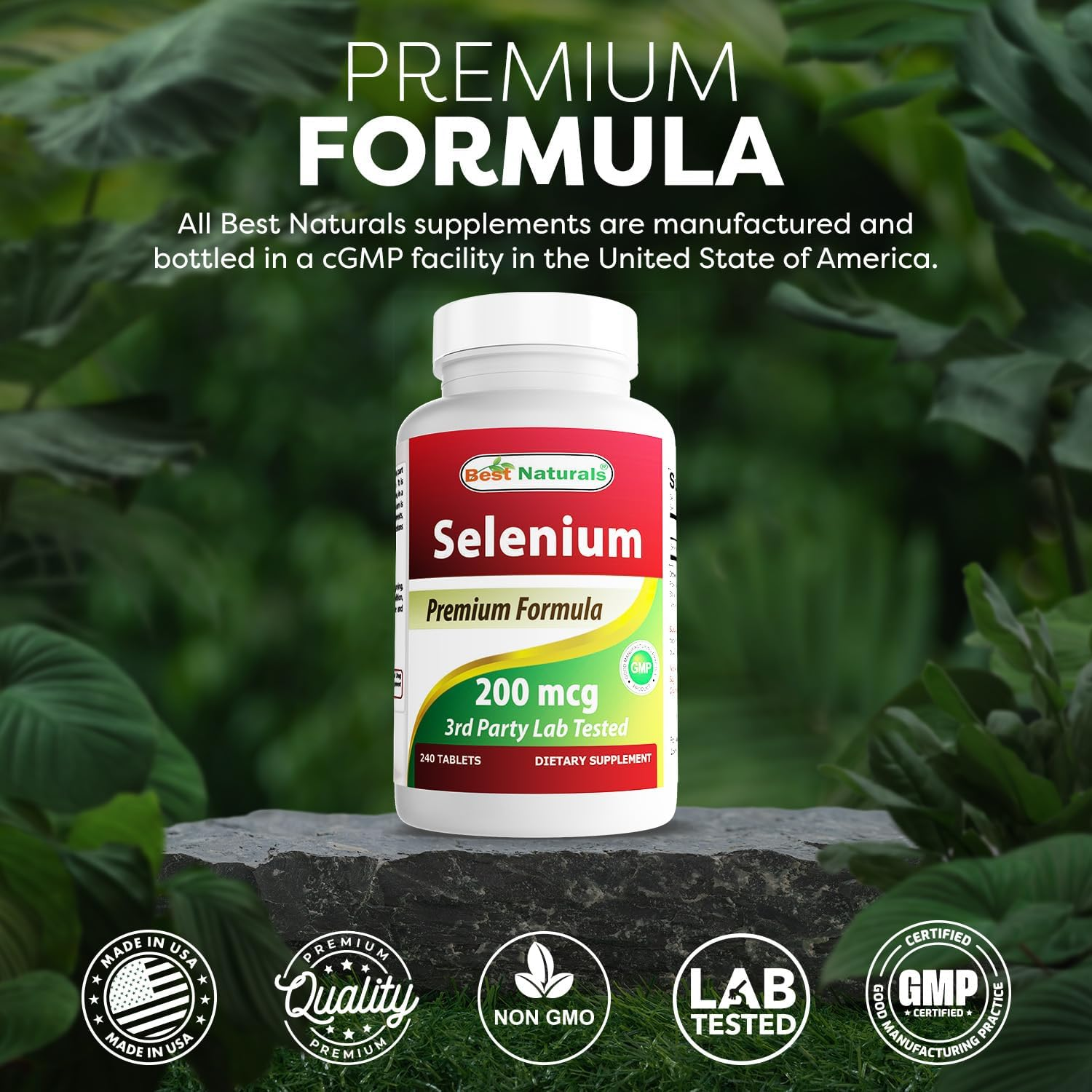 Best Naturals Selenium 200 Mcg Supplement, 240 Count image number 5
