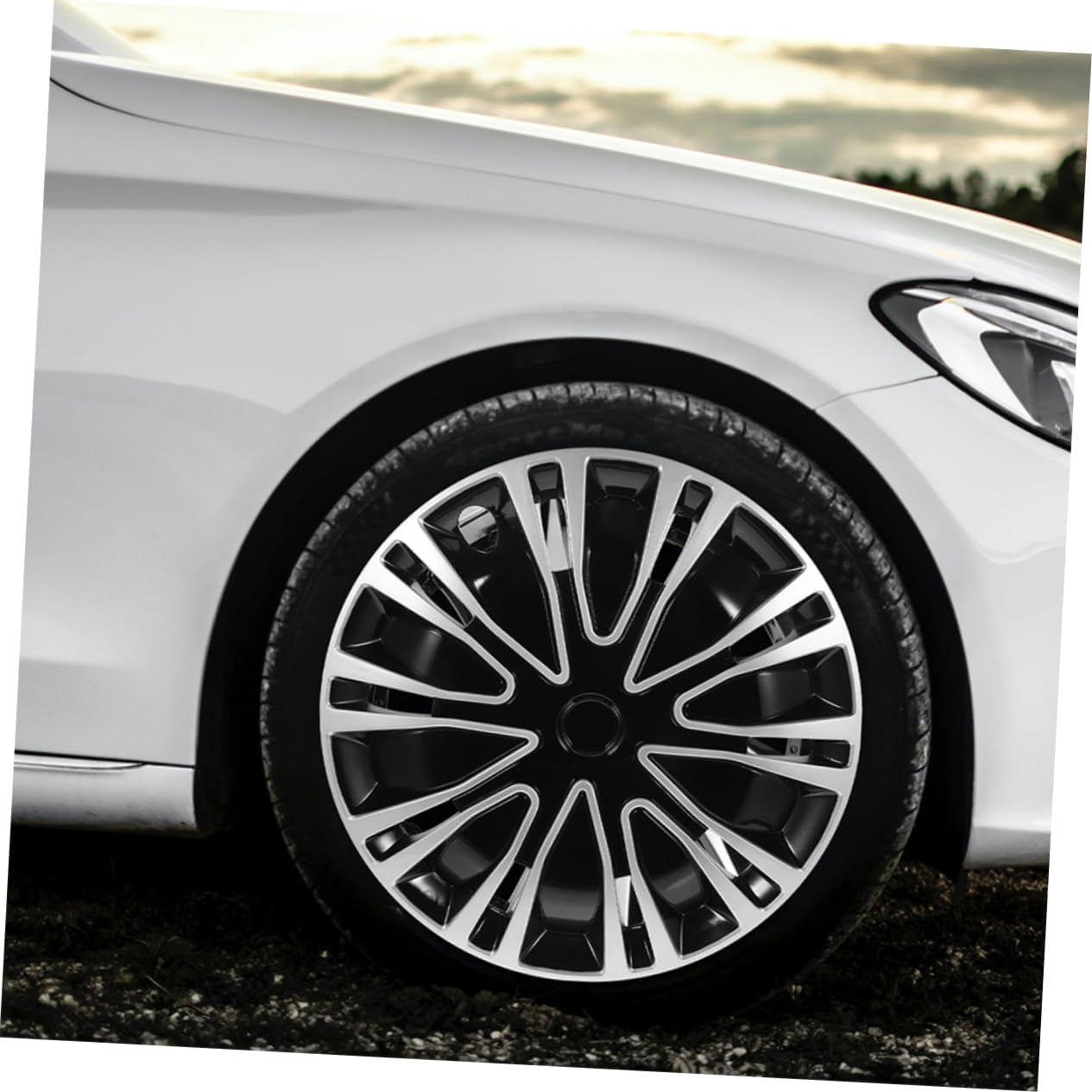 GETAJGHSD Hubcap Decoration for Car Wheels Hub Covers for Trailers Replacement Wheel Hub Caps for Vehicles image number 2