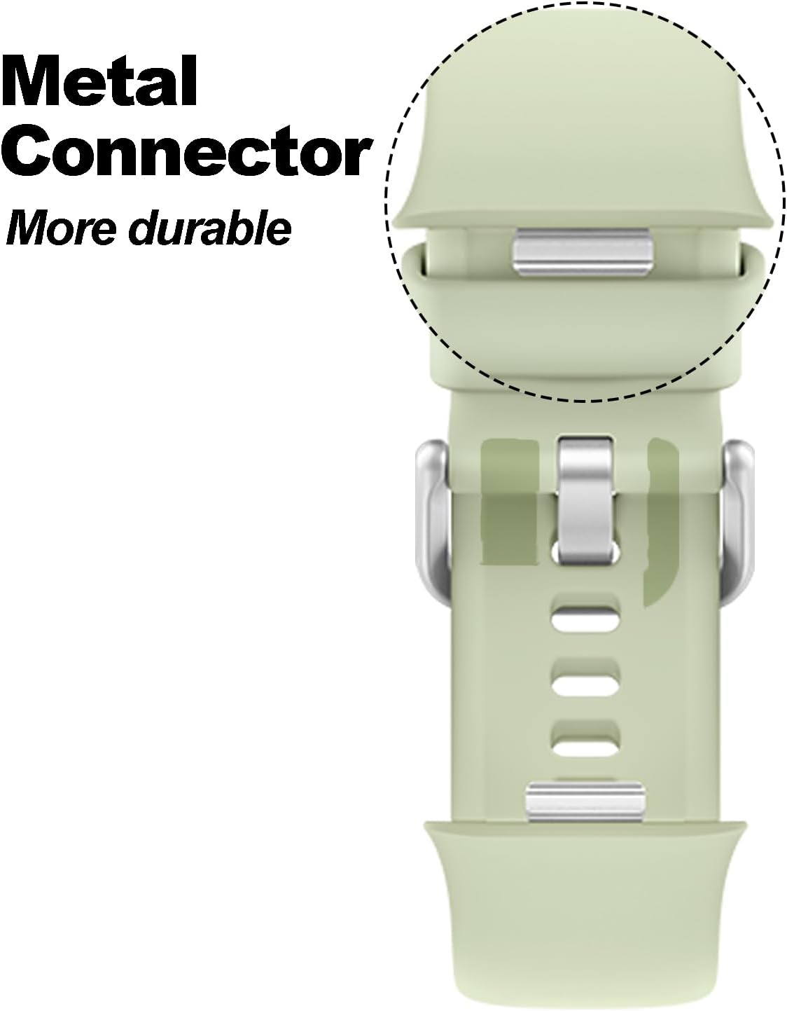 3-6PCS Straps Compatible with HUAWEI Watch Fit 3, Replacement Bands Suitable for HUAWEI Watch Fit 3, Soft TPU, Breathable, Adjustable Length image number 4