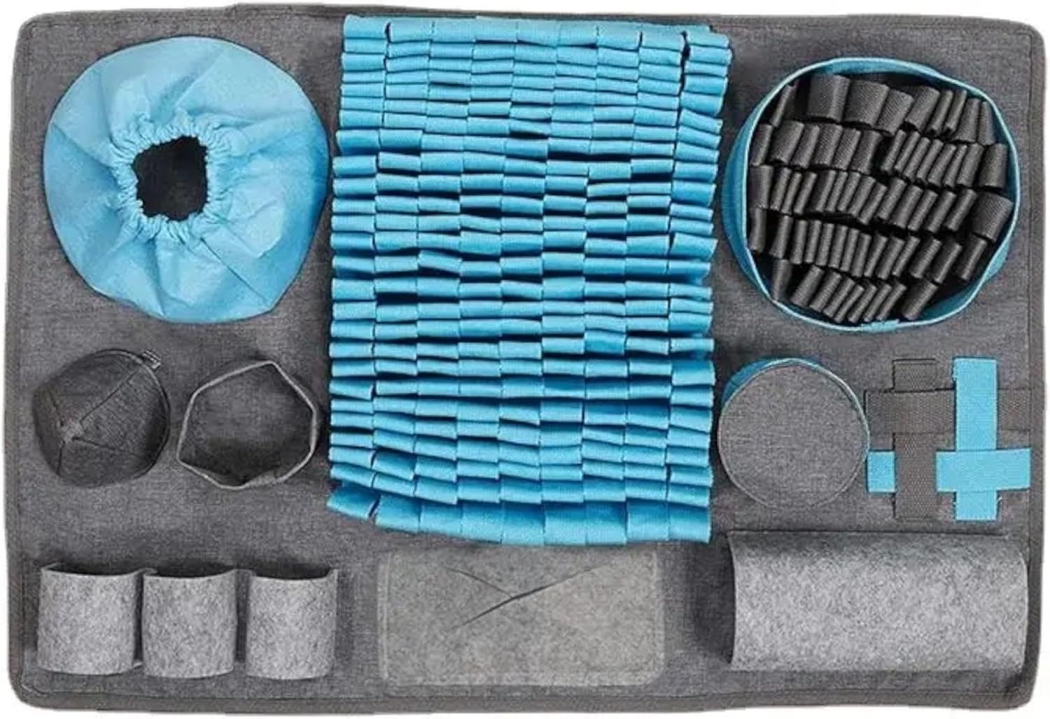 ROY Sniffing Rug for Dogs, Food Sniffing Feeding Mat - Sniffing Mat Dog, Puppy Training Mat for Slow Feeding, Dog Game Training Mat - Intelligence Toy for Dogs