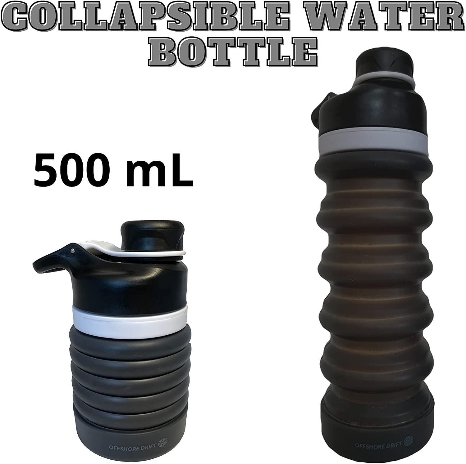 Offshore Drift Collapsible Water Bottle and Ultra Lightweight Packable Backpack Water Resistant image number 5