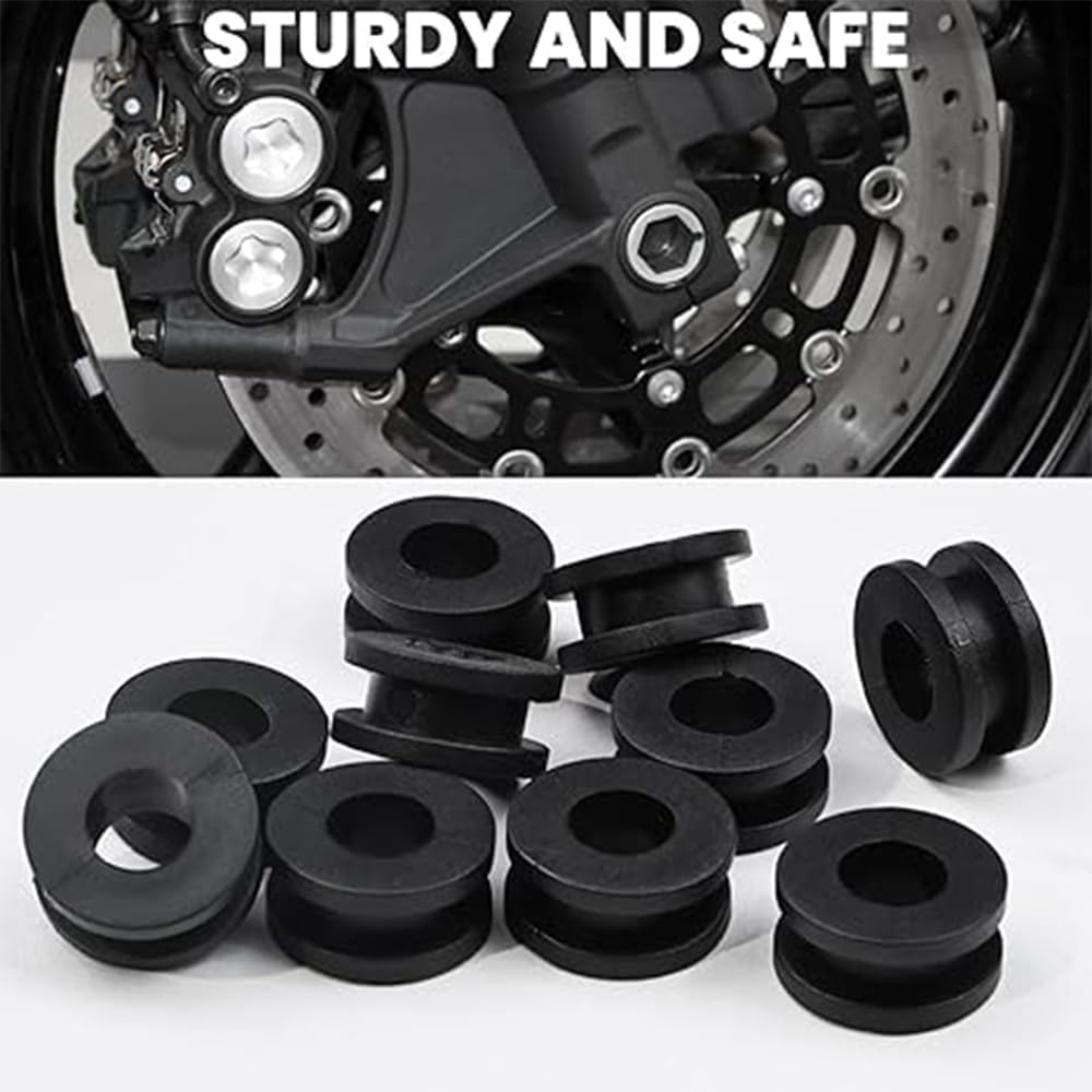 20 PCS Motorcycle Rubber Grommets for Motorcycle Fairings Set,Motorcycles Rubber Grommet Kit Replacement Accessorie,Motorcycle Parts