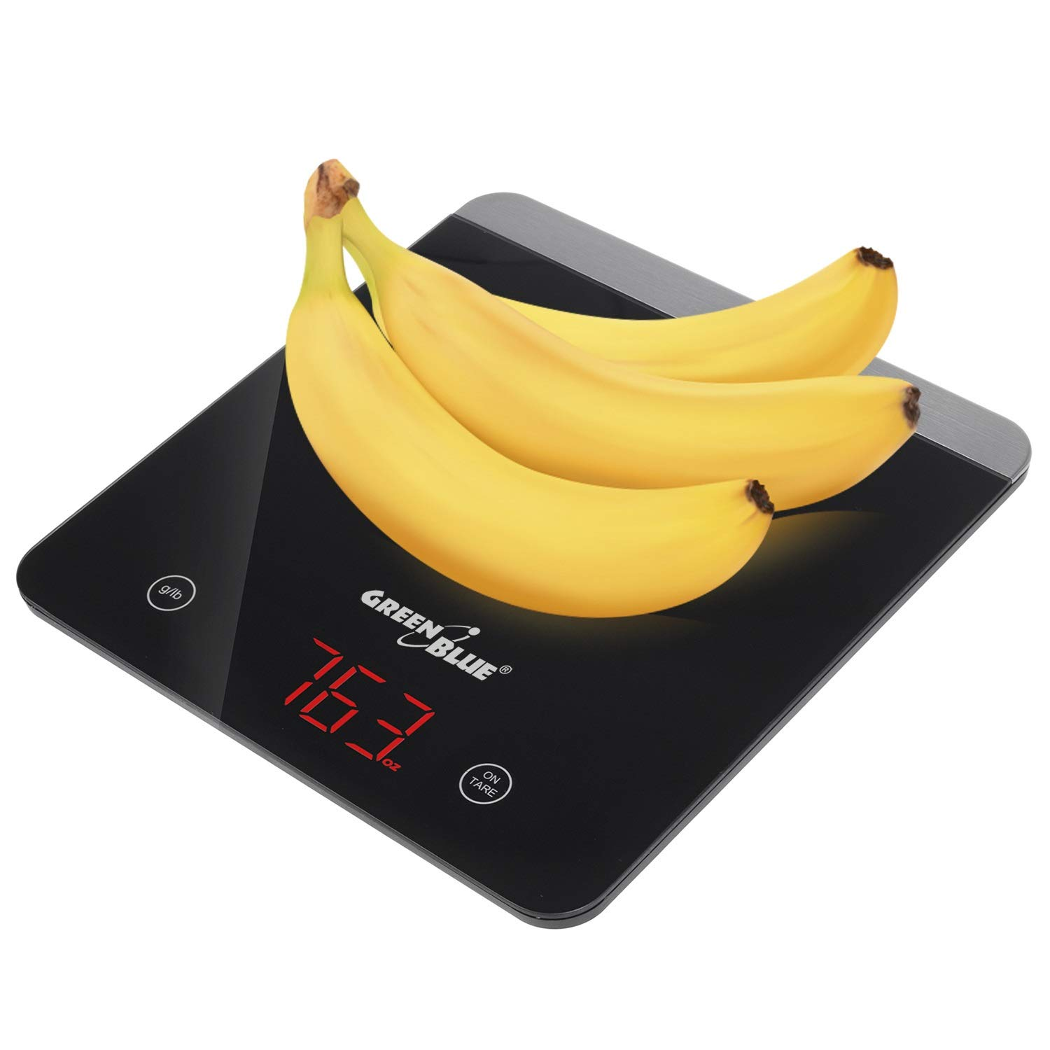 Green Blue GB171 Digital Kitchen Scale LED Display Digital Scale Electronic Scale up to 5Kg Min 1G Tare Function (Black) image number 5