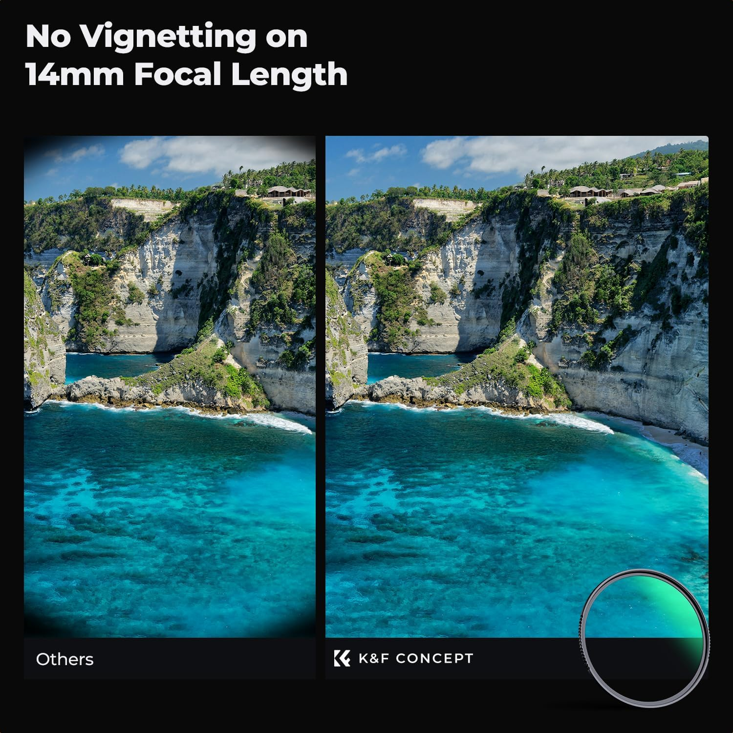 K&F CONCEPT 40.5Mm UV Filter for Camera Lenses, 28-Layer Multi Coated MCUV Protection Filter Nanotech Coatings, Ultra-Slim Waterproof Scratch Resistant image number 1