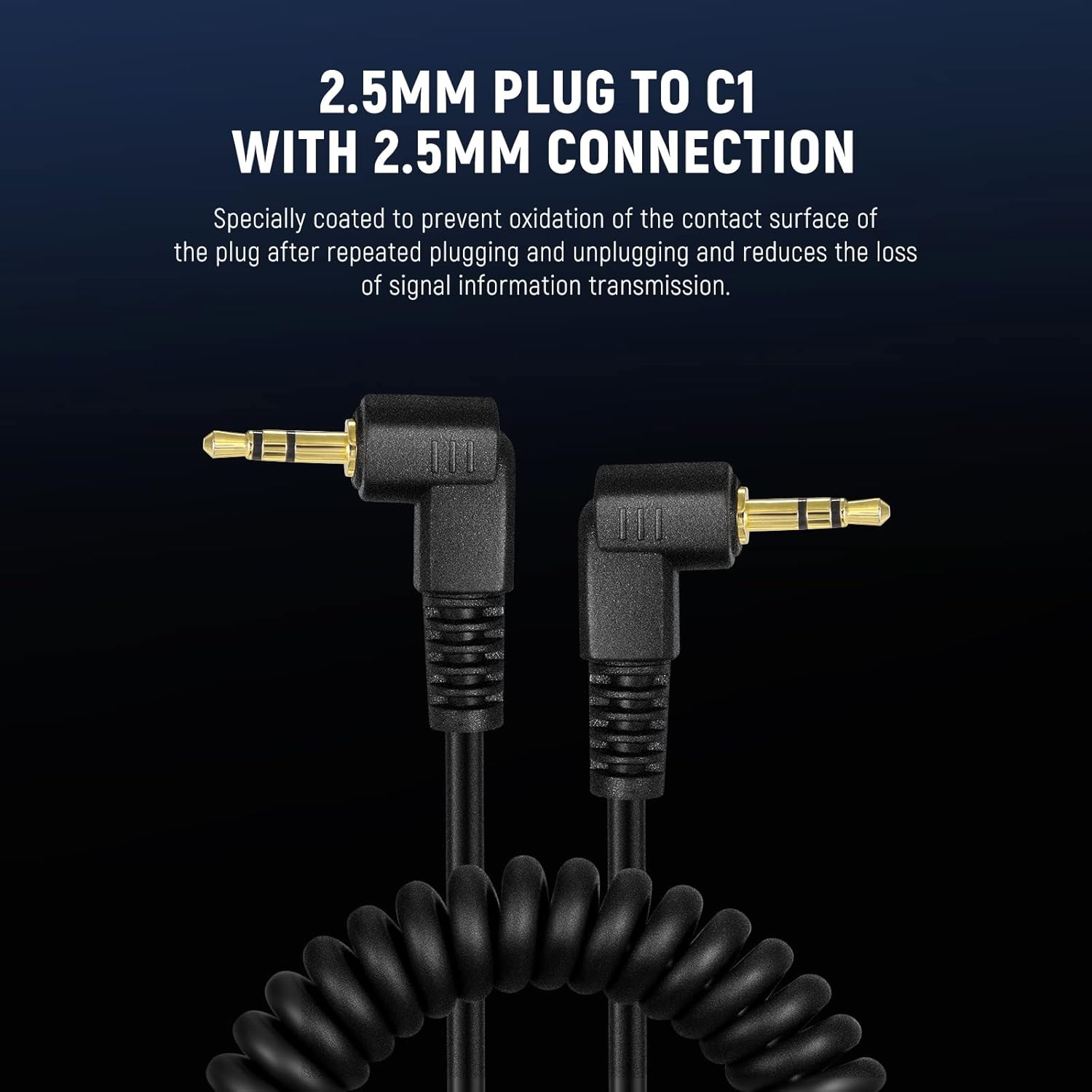 NEEWER 2.5Mm to C1 Remote Shutter Release Cable Compatible with Canon T8I T7I T6S T6I T5I T5 T4I 850D 800D 760D 750D 700D 650D 600D 550D 500D 450D 1100D 80D 70D 60D, Powershot G16 G15 Cameras