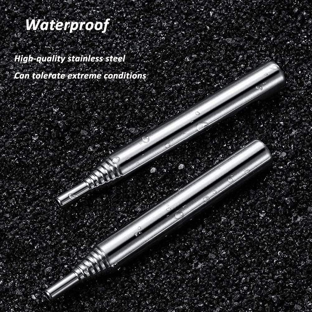2 PCS Stainless Steel Collapsible Fire Blower Tube, Orange, Fireplace, Barbecues, Campfire image number 4