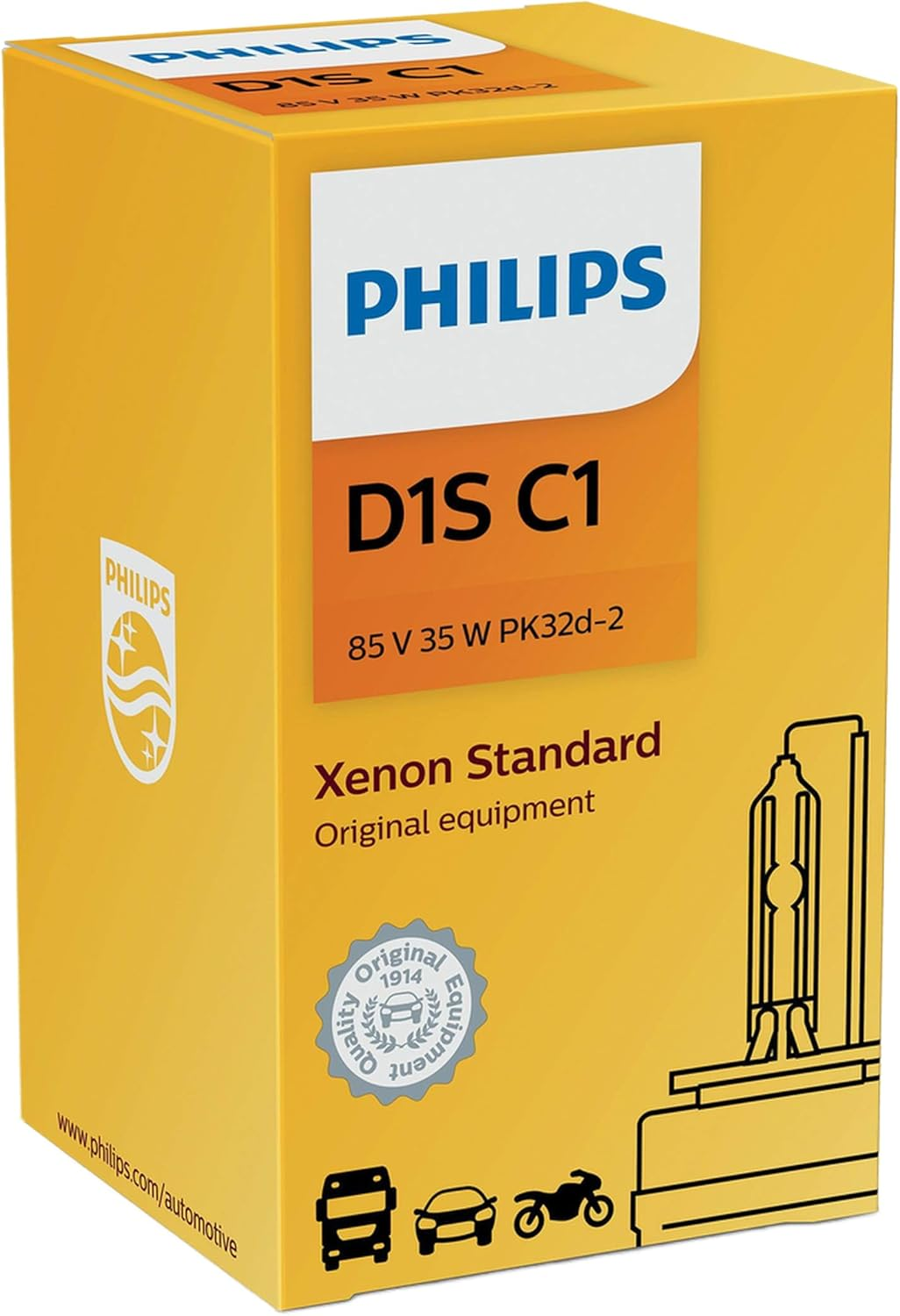 Philips 85V 35W D1S Xenon Standard Bulb image number 3