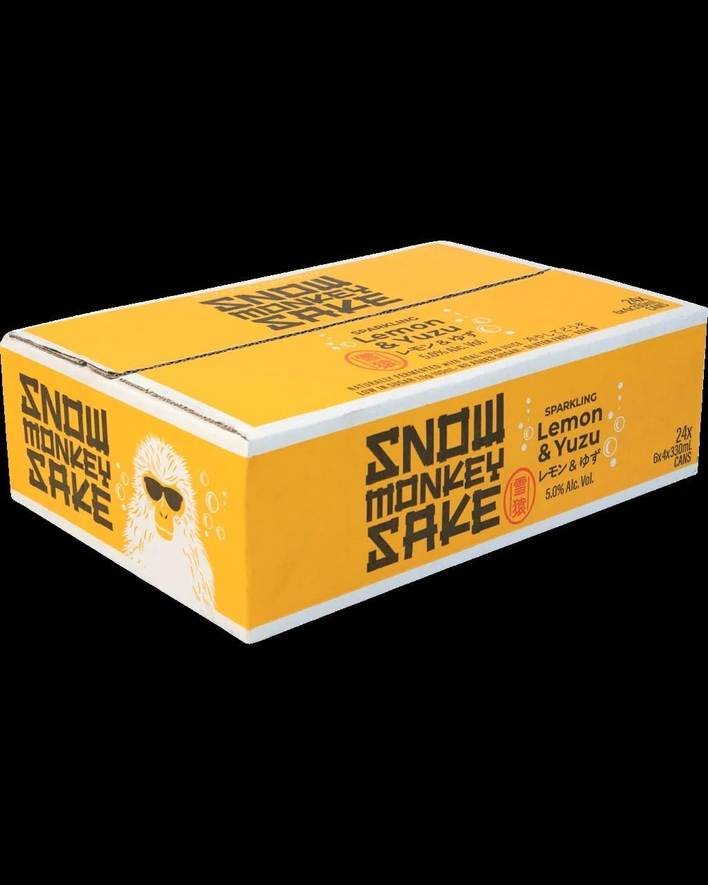 Snow Monkey Sake - Lemon & Yuzu 24 X 330 Ml 5%