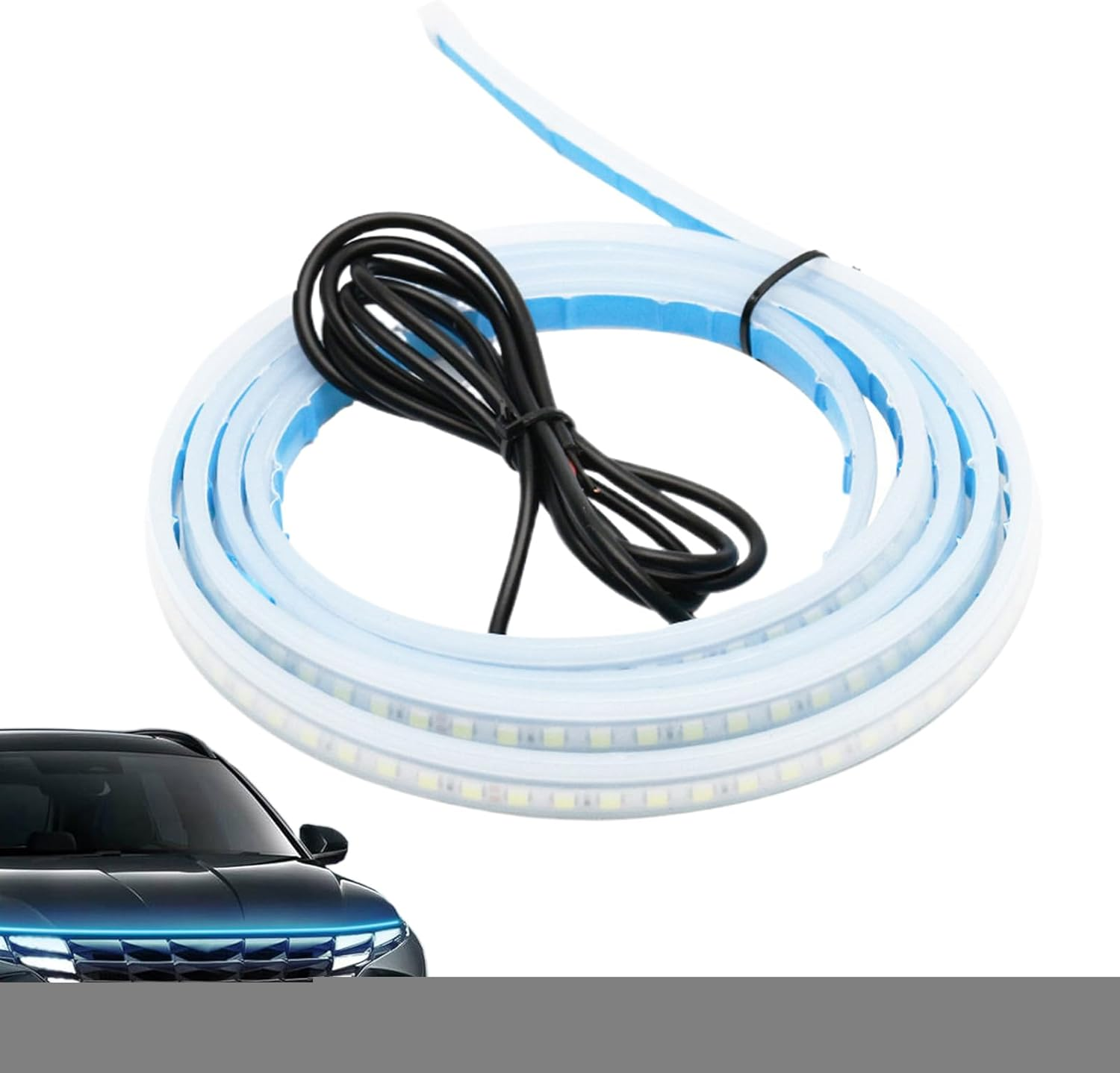 Hood Light Strip - Hood Lights for Truck - Bright Waterproof Exterior Vehicle Decoration Engine Cover for Underhood Door Grille Car Bar Truck Trunk Outdoor Daytime image number 4