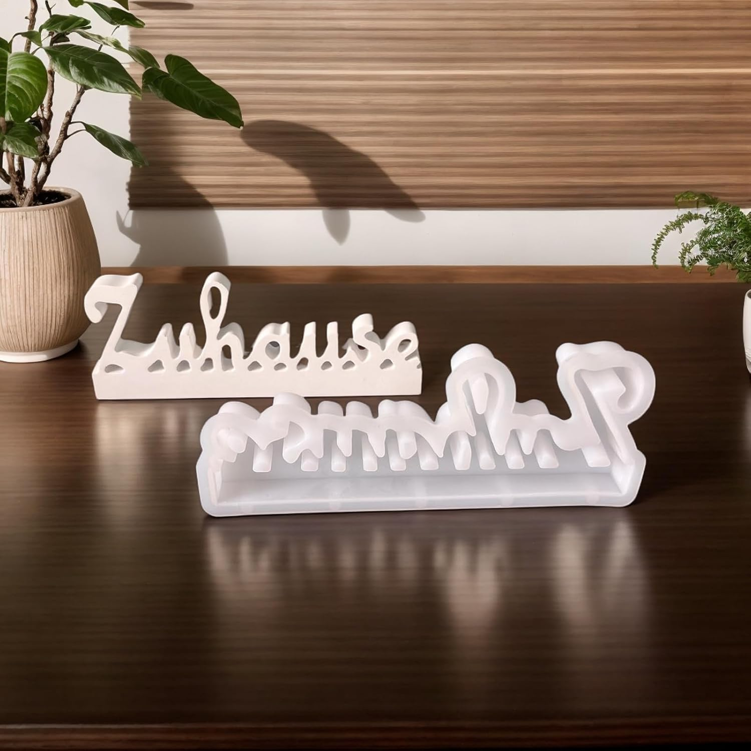 Silicone Alphabet Mold - Resin Casting German Letter Silicone Mold - Crafting Supplies Mould Epoxy Clay Candle Making Arts Ornament for Home Table Decor image number 6