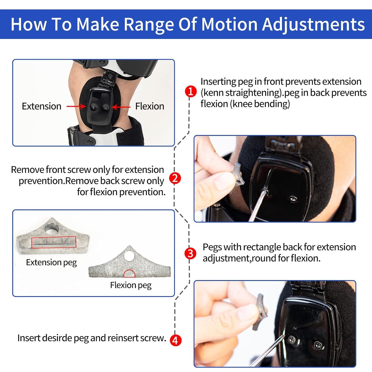 OA Unloader Knee Brace, OA Knee Brace Medial Unloader Knee Support for Osteoarthritis, Arthritis Pain, Avascular Necrosis, Bone on Bone Knee Joint Pain and Degeneration (Left)