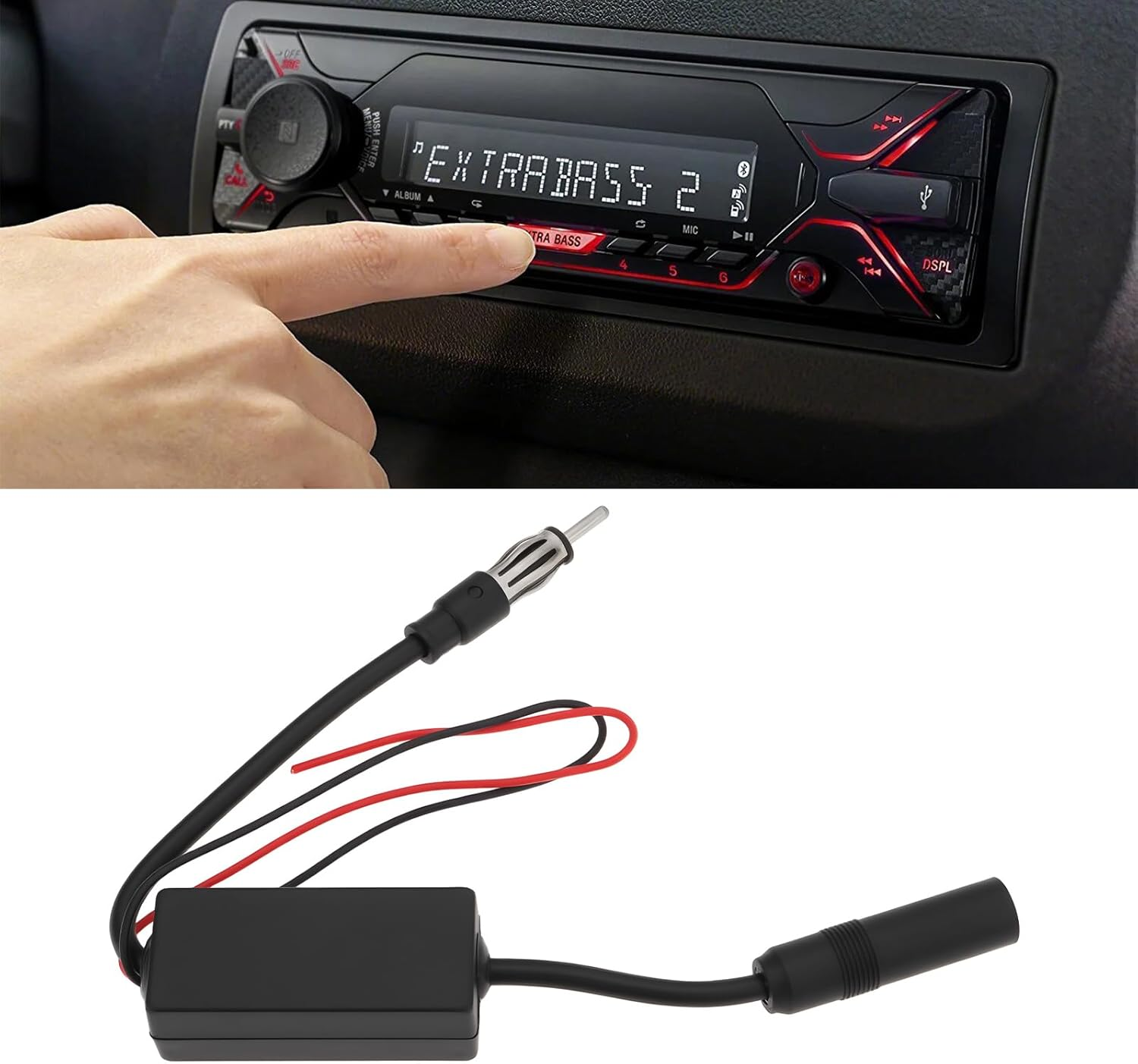 Car Radio FM Band Frequency Expander Converter TL-J5201 Fm88-108Mhz Compatible with Sony Compatible with Kenwood image number 3