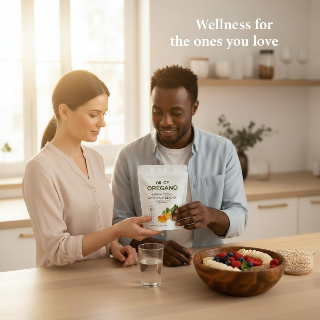 Oil of Oregano Softgels 6000Mg per Serving, 2 in 1 Formulated with Black Seed Oil 200Mg, 4X Strength Carvacrol & Thymoquinone | Plant Based, Non-Gmo & Immune Support (300 Softgels) image number 4