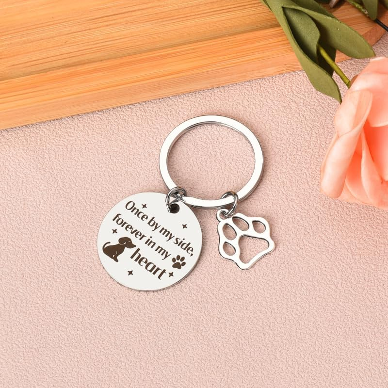Pet Dog Sympathy Memorial Gifts for Loss of Puppy Bereavement Gifts for Dog Lovers Keychain Gifts for Dog Owner Keychains image number 1
