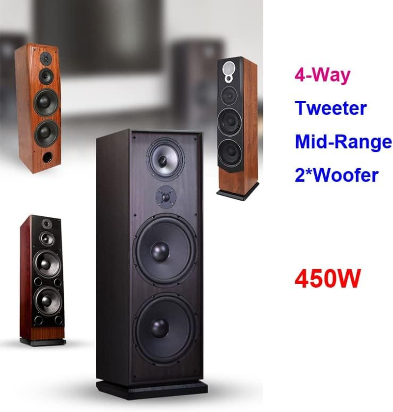 HOOCI 2PCS 4 Way 450W Stage Speaker Crossover Filters Home Theater Hifi Stereo 4Unit Circuit Stereo Audio Frequency Divider image number 2