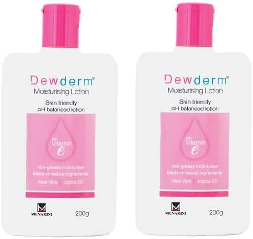 Dewderm Moisturising PH Balanced Lotion (Pack of 2 * 200Ml)