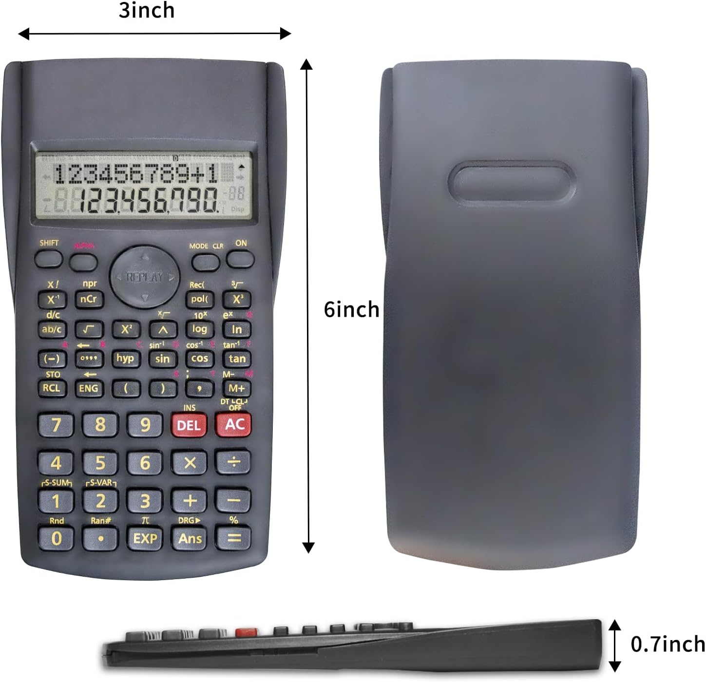 Scientific Calculator 2 Line Multifunction for School Engineering Accounting (YE82MS)