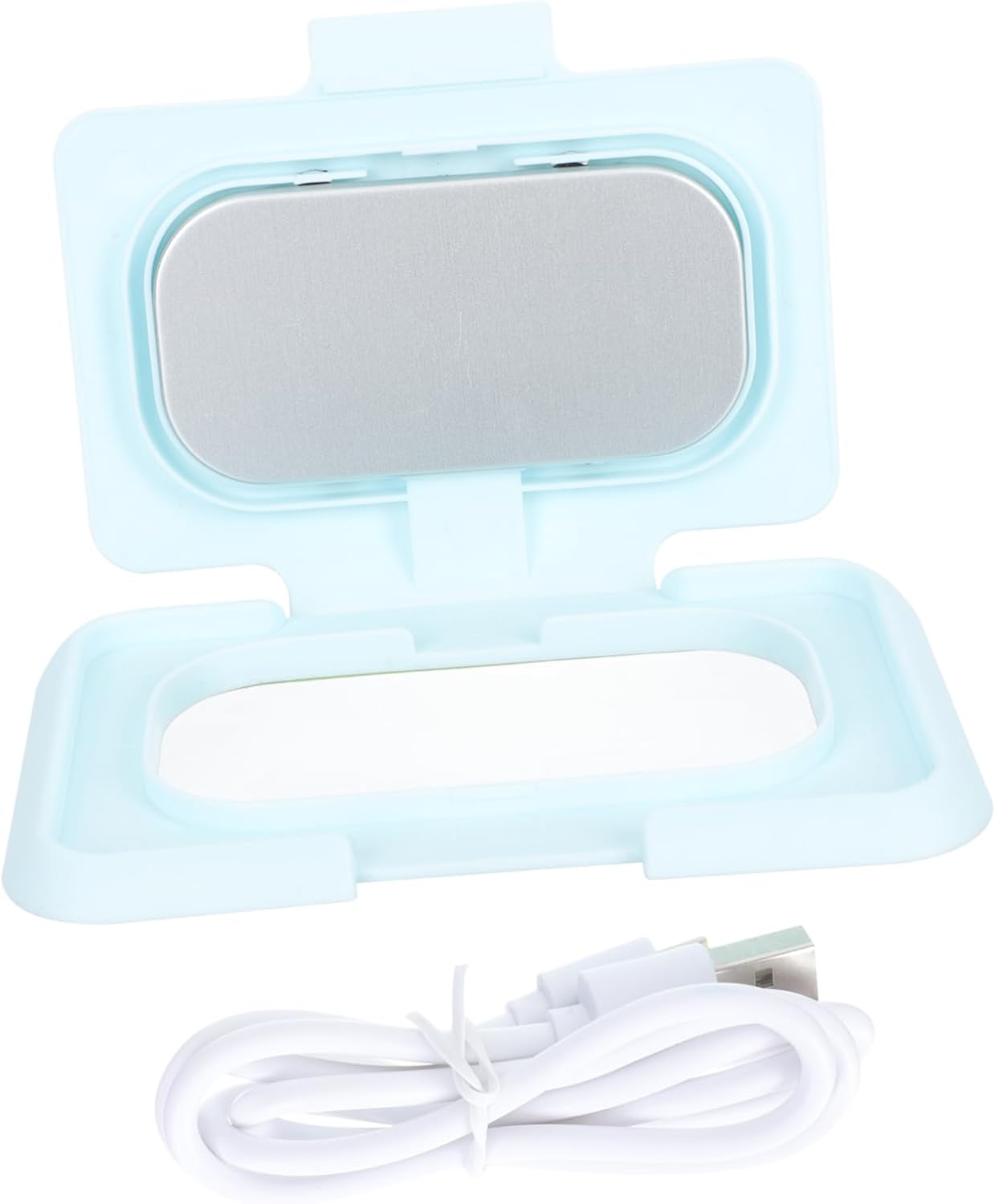 Portable Baby Wet Tissue Warmer USB Powered Wet Wipes Heater for Travel and Home Use Temperature Control Pink image number 5