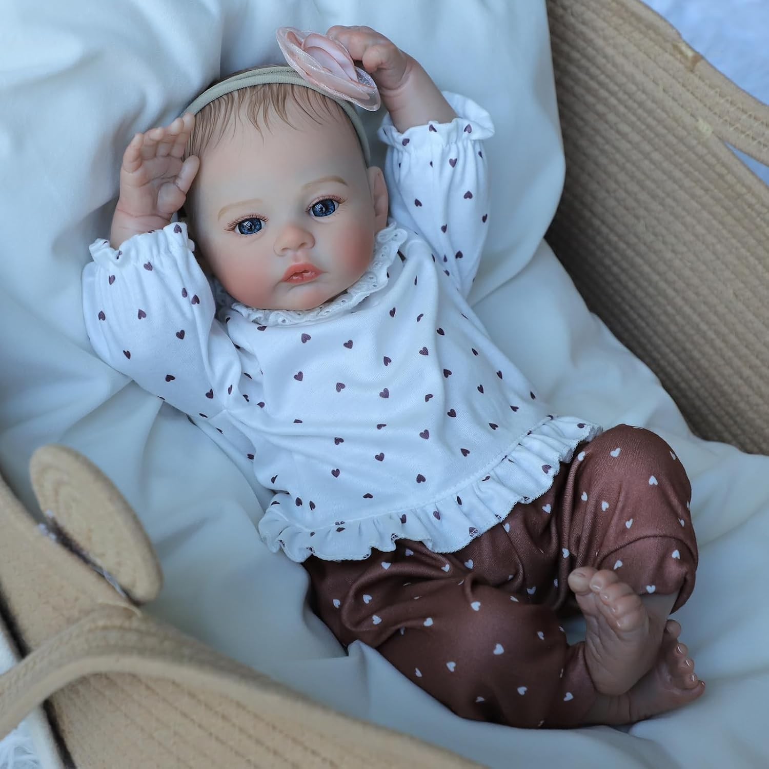 Lifelike Reborn Baby Dolls 19 Inch Full Silicone Baby Doll Real Looking Babies Realistic Newborn Baby Reborn Doll Life for Children image number 6
