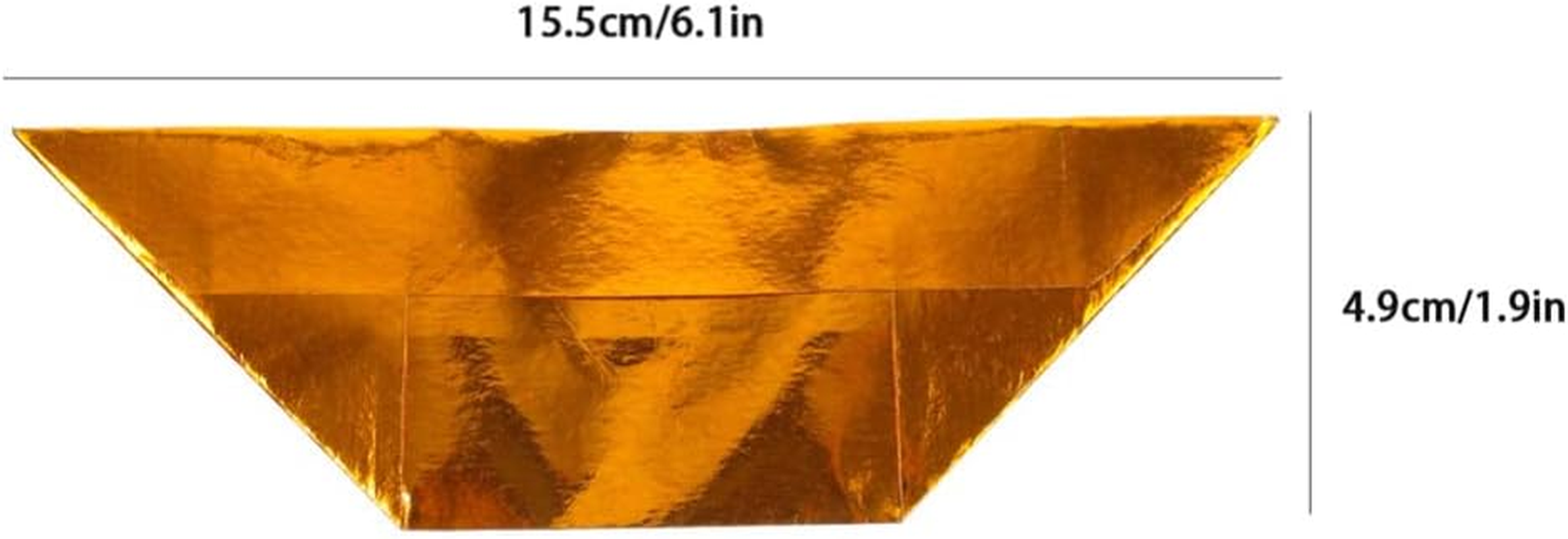 Operitacx 200Pcs Semi-Finished Chinese Ingot Paper for Ancestor Worship Sacrificing Ingots for Tomb-Sweeping Day Traditional Supplies for Qingming and Ghost Festival image number 2