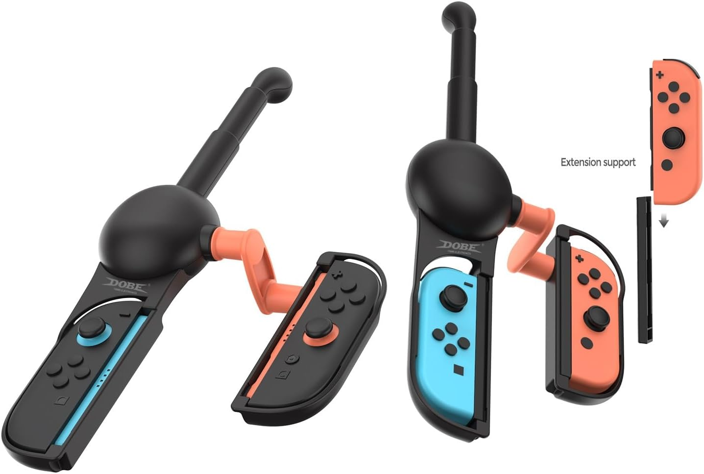 Fishing Rod - Realistic Fishing Game Accessory Compatible with Switch/Oled/Switch 2 Joyc On, Black image number 4