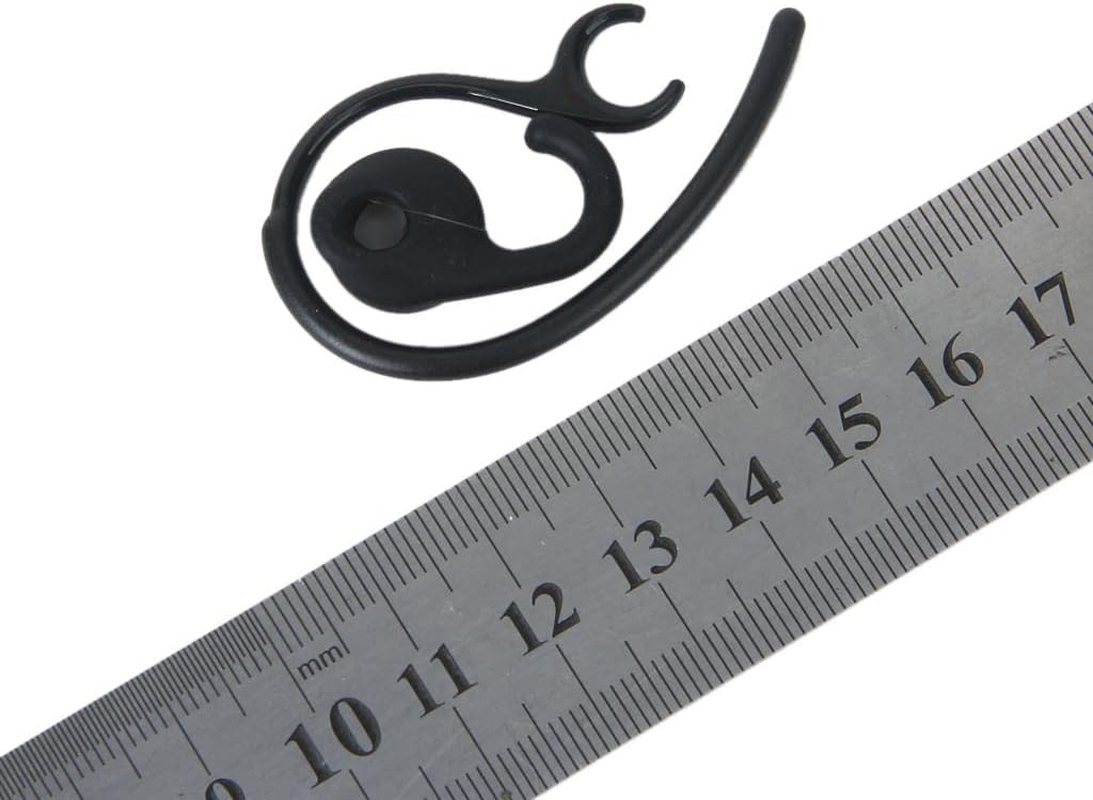 P Prettyia Replacement Eartips for Jabra Easygo/Easycall/Clear/Talk Bluetooth Headset (3-Piece Gel Earphones + 2 Piece Ear Hooks) image number 3