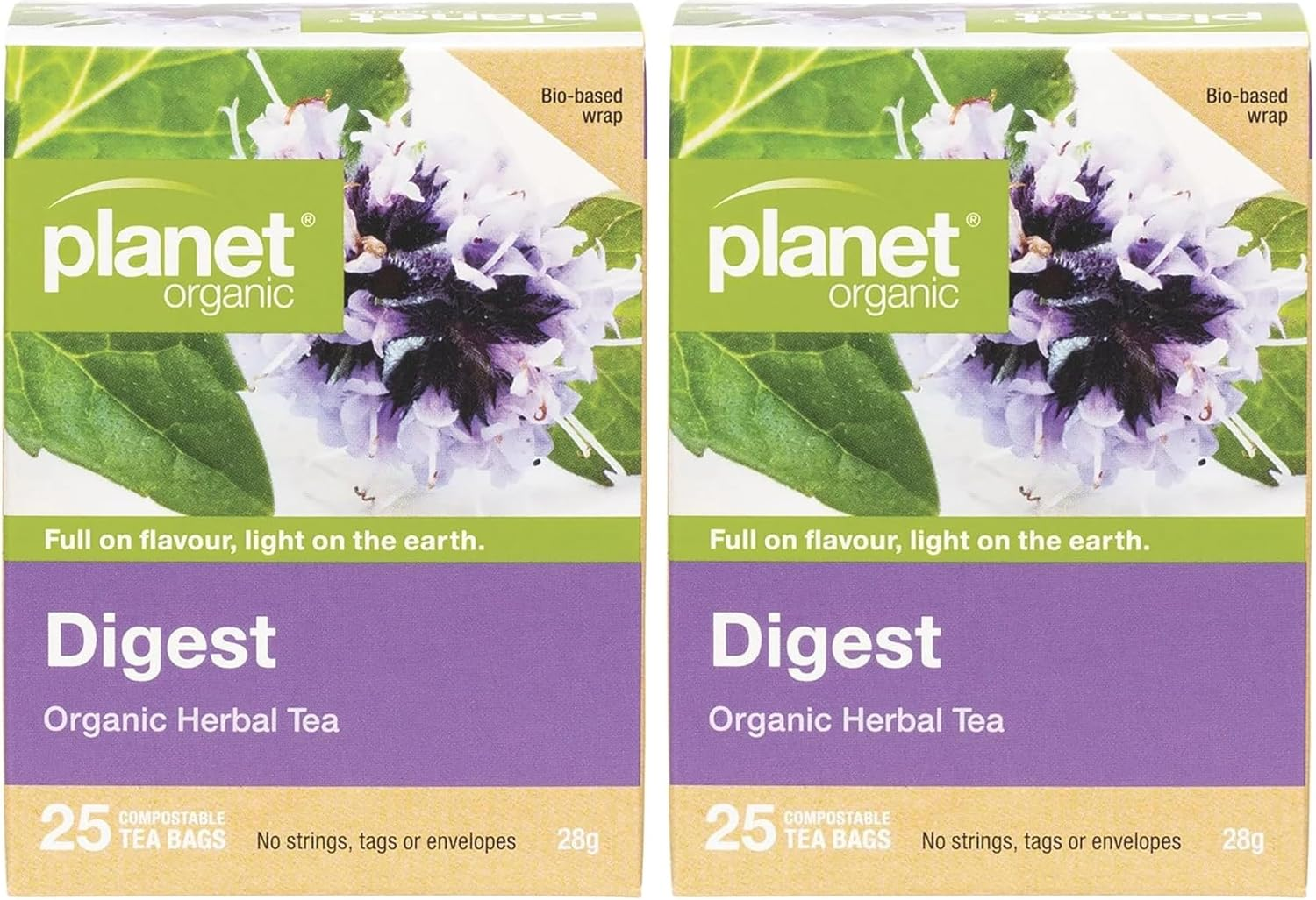 Planet Organic Digest 25 Tea Bags image number 1