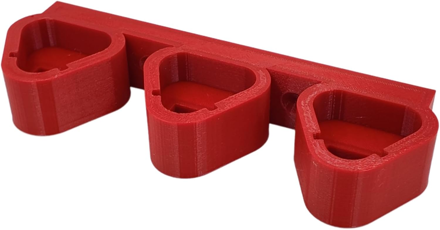 Triple Battery Wall Mount Compatible with Milwaukee M12 Batteries &ndash; Sturdy 3D Printed Storage Solution for Your Tools image number 4