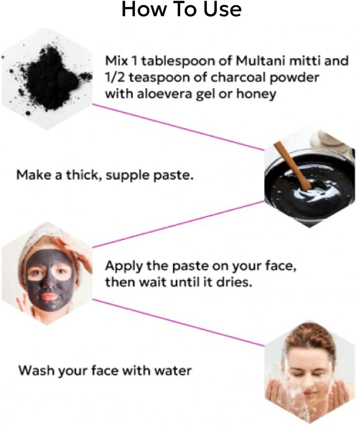 Yauvanya Activated Charcoal Powder - 75 Gms | Face Mask | Skin Detox image number 5