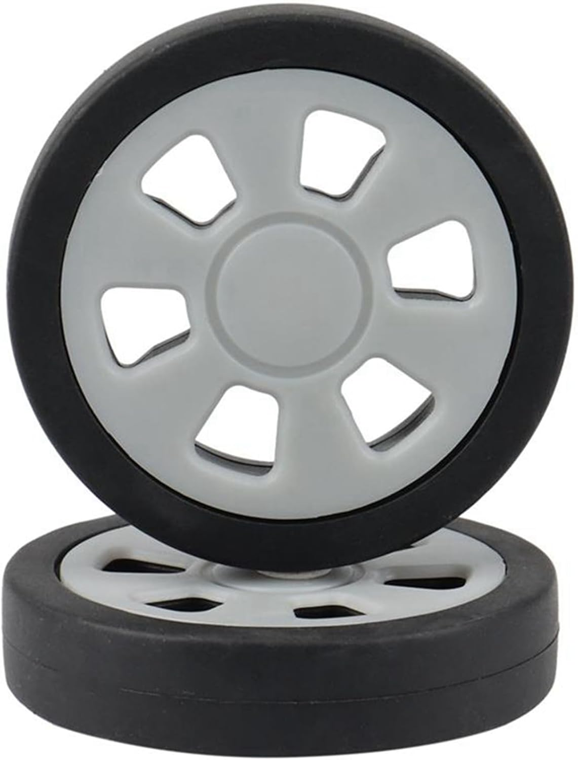 32X Luggage Accessories Wheels Aircraft Suitcase Pulley Rollers Mute Wheel Wear- Parts Repair 55X12Mm image number 1