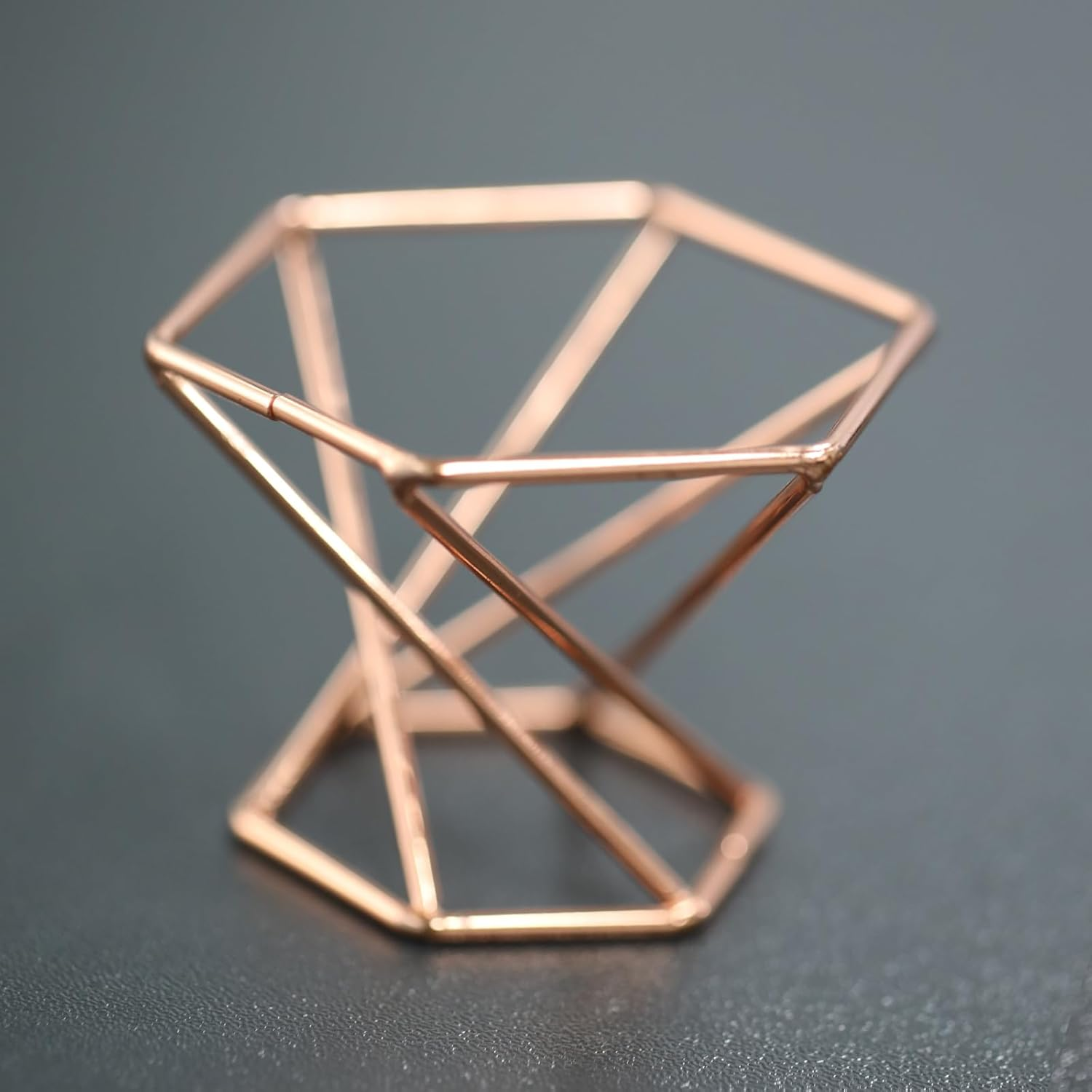 JIOBOLION Baseball Stand - Premium Metal Display Stand for Baseballs, Tennis Balls, Golf Balls, and More - Perfect for Collectors (Rose Gold) image number 2