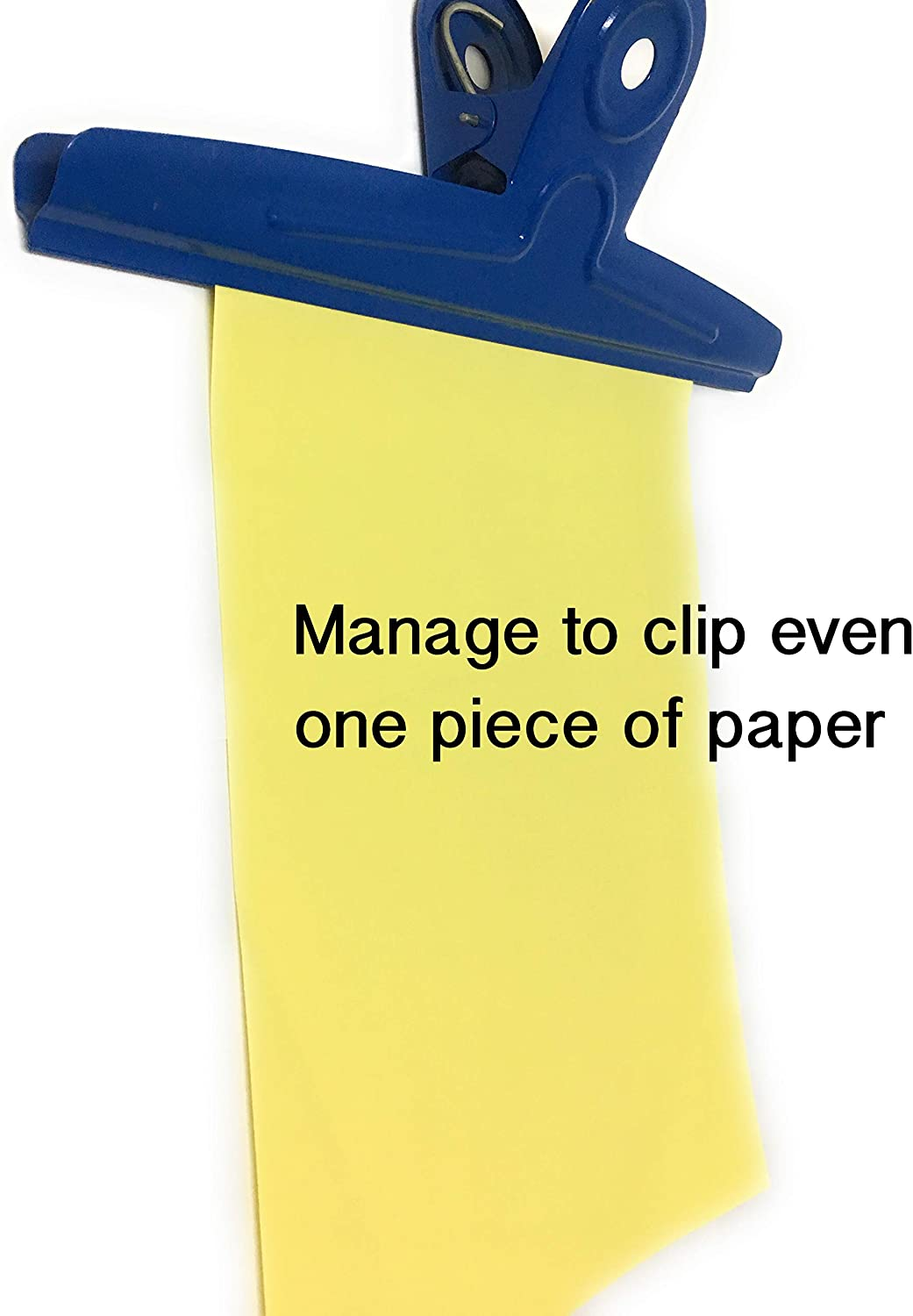 Extra Large Bulldog Clip 1 Foot Long by Dysix6, Heavy Duty Metal Giant Jumbo Paper Clamp Binder Clip for Drawing Board, Artists, Teachers, Home, Office Supplies, 12 Inch/30 Cm 30 Cm / 11.8 Inch Blue image number 4