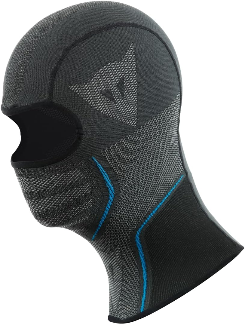 Dainese - Dry Balaclava, Motorbike Balaclava, Unisex under Helmet, Summer and Winter Motorcycle Balaclavas for Men & Women, Universal Size, Motorbike Accessories, Made in Italy, Black/Blue image number 4