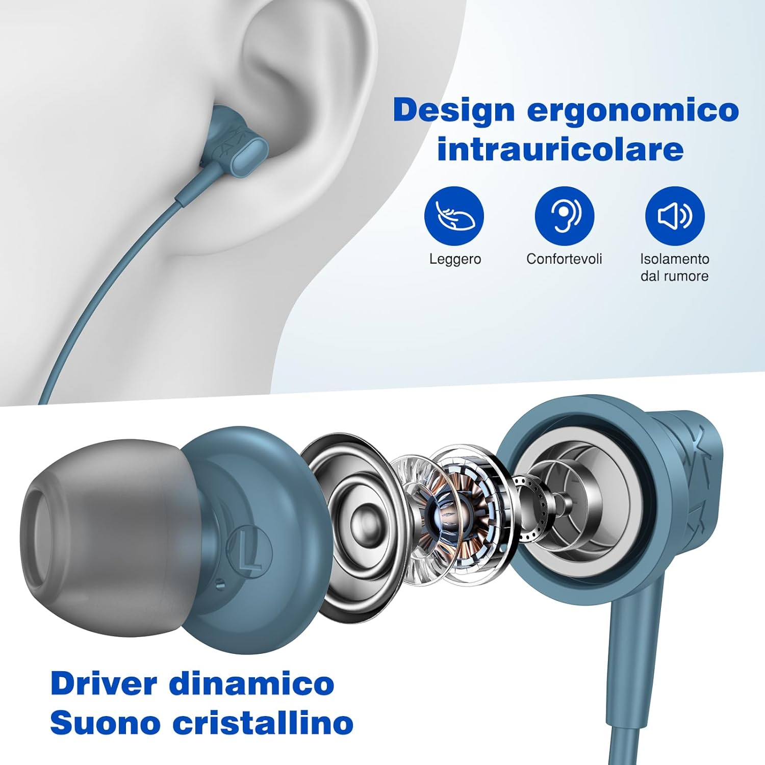 Wireless Headphones, Magnetic USB C Earphones with Microphone and Volume Control for Iphone 16 Pro Max Ipad 10 Samsung A16 5G A35 A55 S24 S23 Pixel 9 8A and Laptops with Type C Interface image number 3