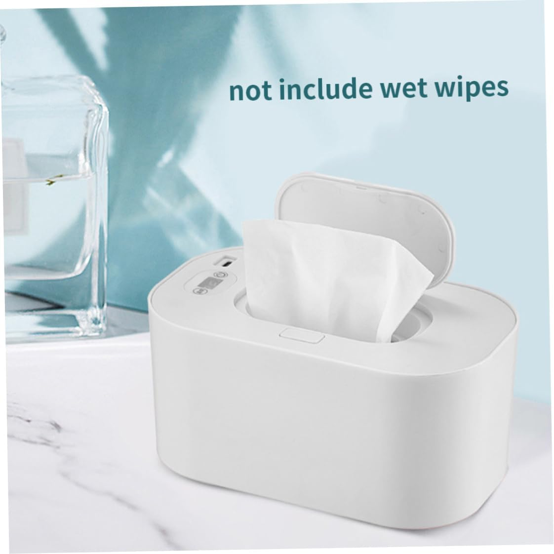 Wipe Warmer for Babies Wet Wipes Dispenser Box Heater Baby Wipes Warmer Portable Usb Powered Wet Tissue Dispenser Indoor Outdoor