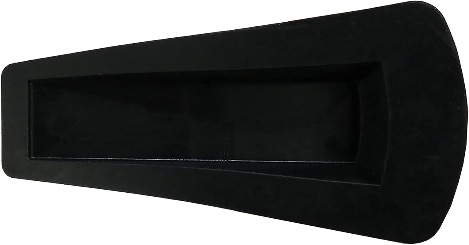 3762E Heavy Duty Jumbo Hard Plastic Door Wedge, Black image number 6