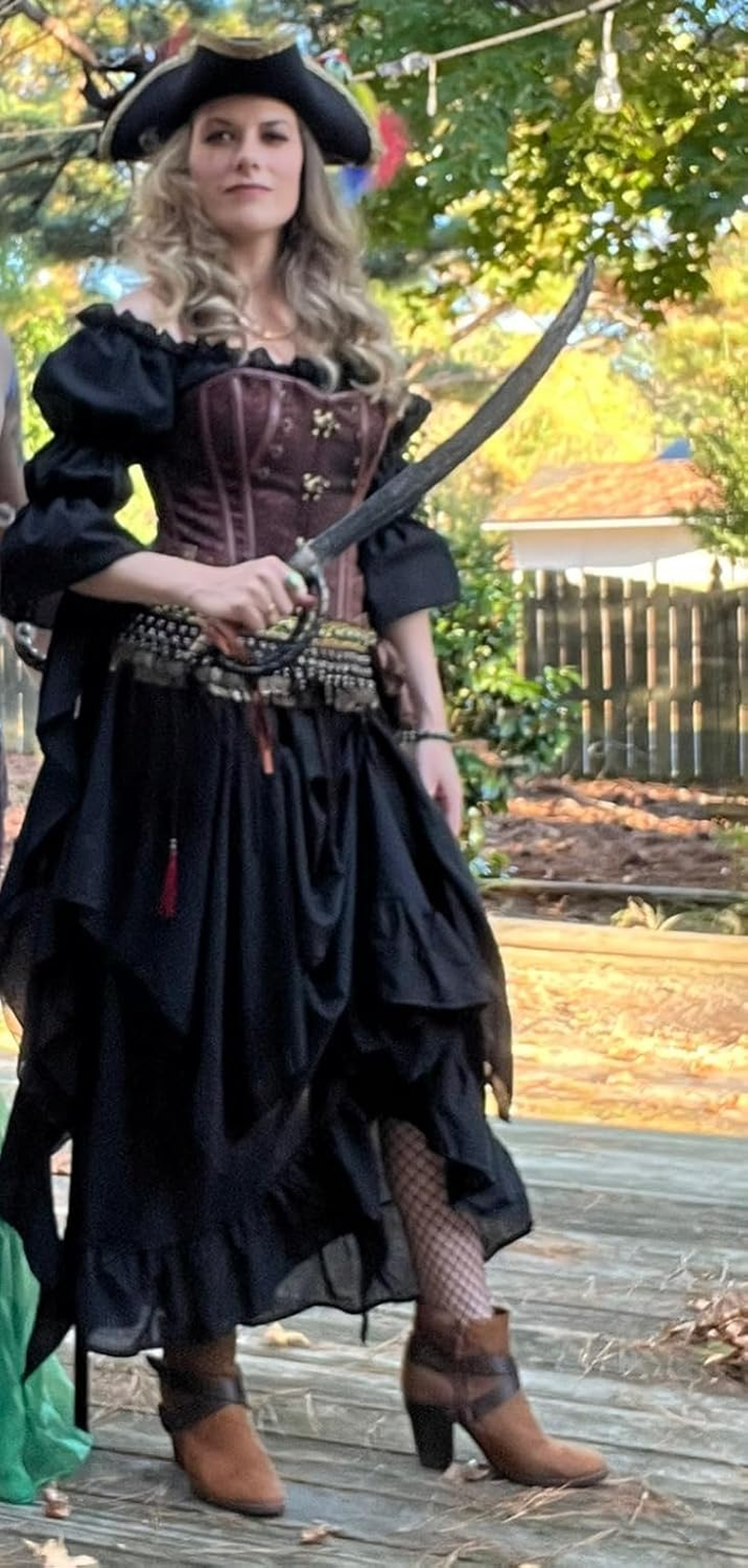 Medieval Costume Dress Renaissance Dress Halloween Costumes for Women image number 3