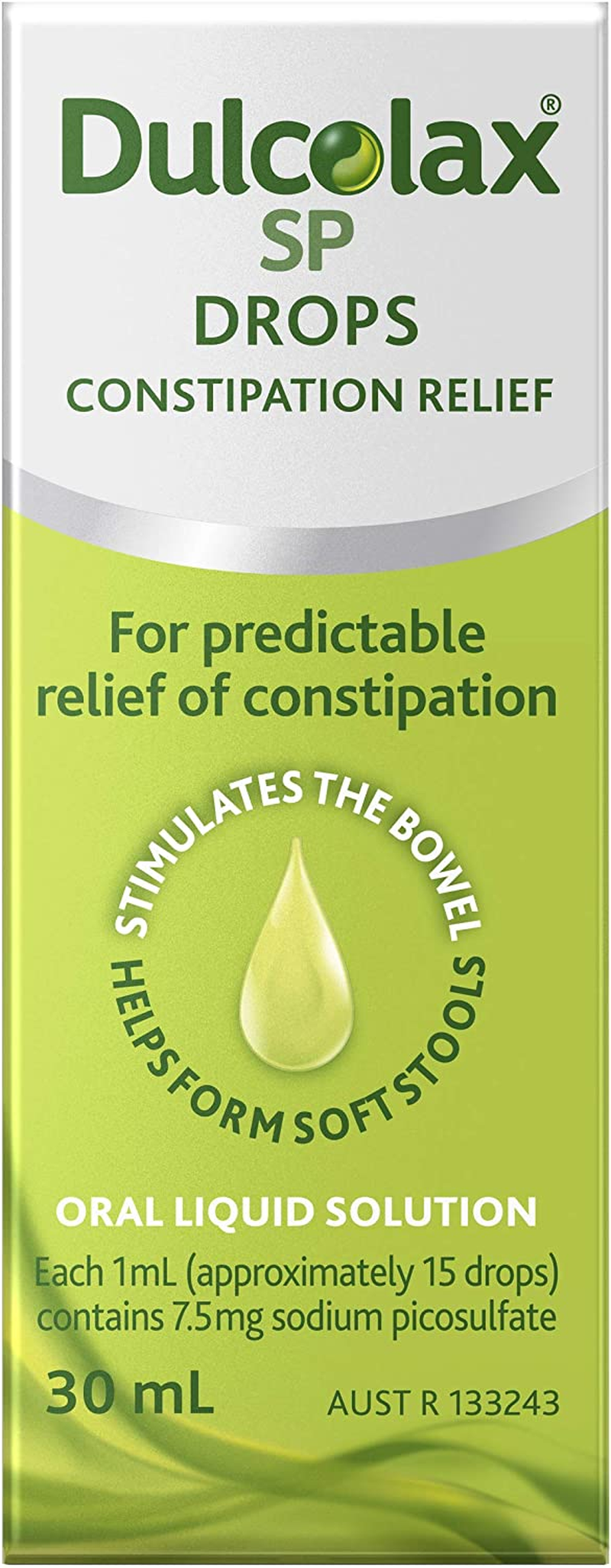 Dulcolax SP Drops - Constipation Relief - 2-Way Action to Stimulate Bowels and Soften Stools - Dropper Incl., 30Ml image number 6