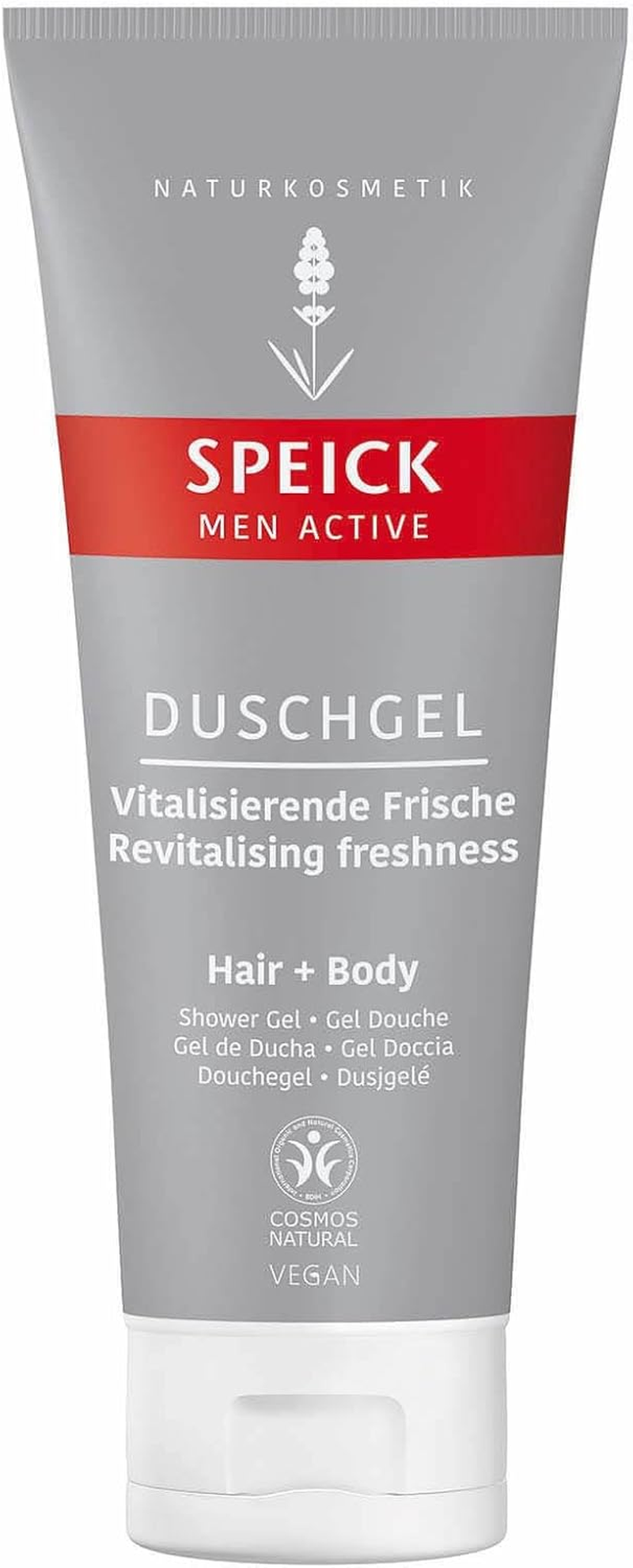 Speick Men Active Shower Gel, Revitalising Body Wash for Men, Body & Hair, 200Ml (Pack of 2) image number 2