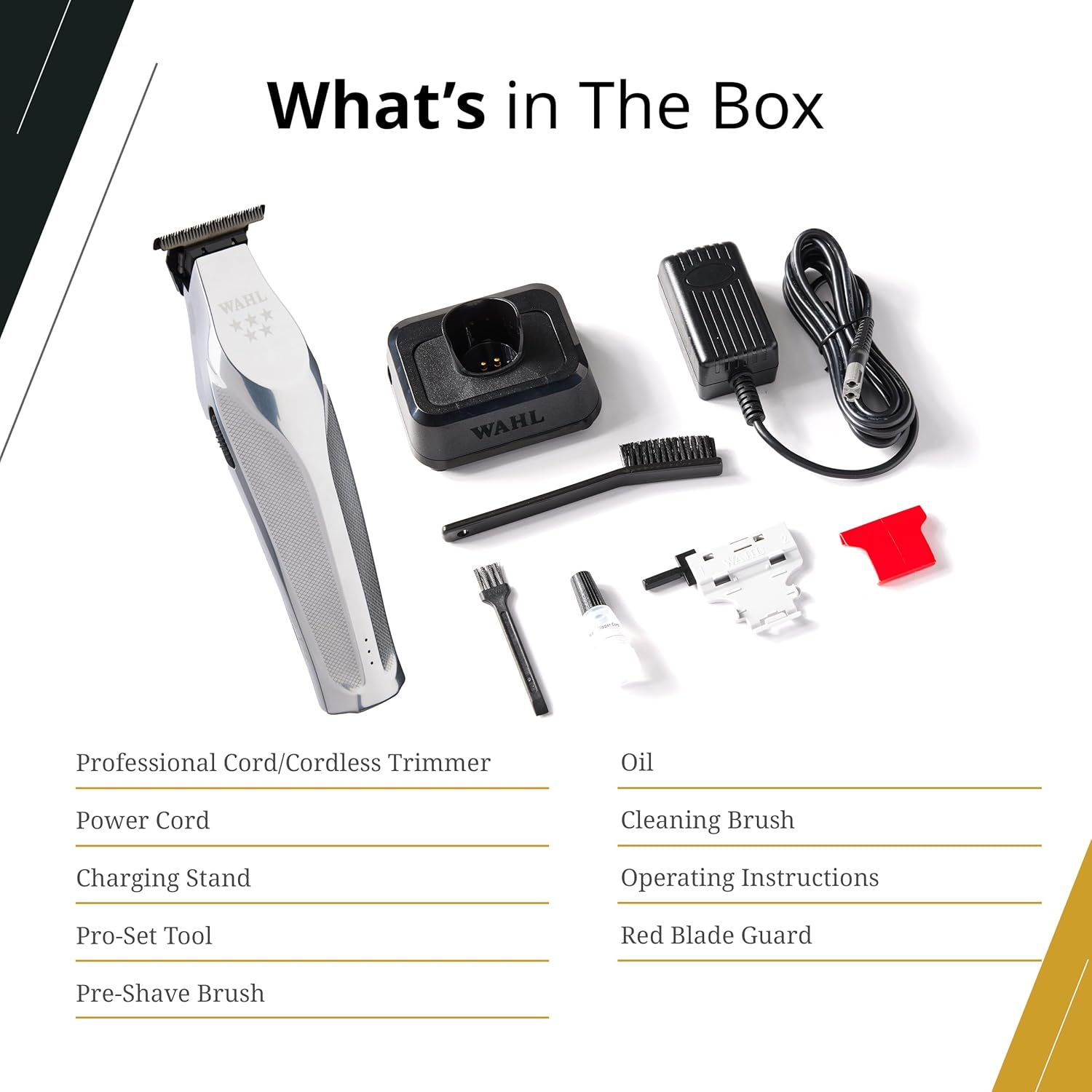 Wahl Professional 5 Star Series Hi-Viz Trimmer image number 4