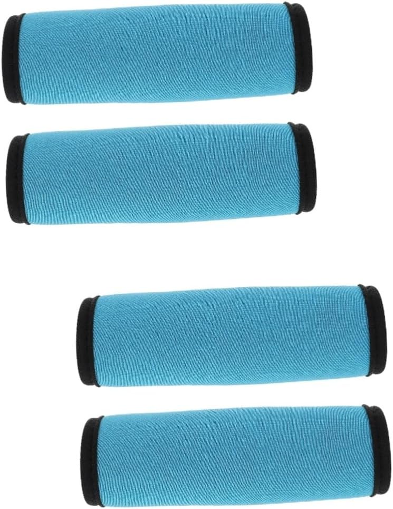 WATIIFUFU 4Pcs Travel Containers Neoprene Handle Wraps Luggage Handle Covers for Suitcase image number 1