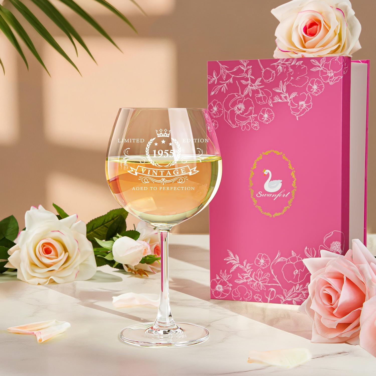 70Th Birthday Gifts for Women, Vintage 1995 Wine Glass, 70Th Birthday Decorations for Women, Meaningful 70Th Gifts, Funny 70 Year Old Birthday Gift, Turning 70 Present for Her. image number 2