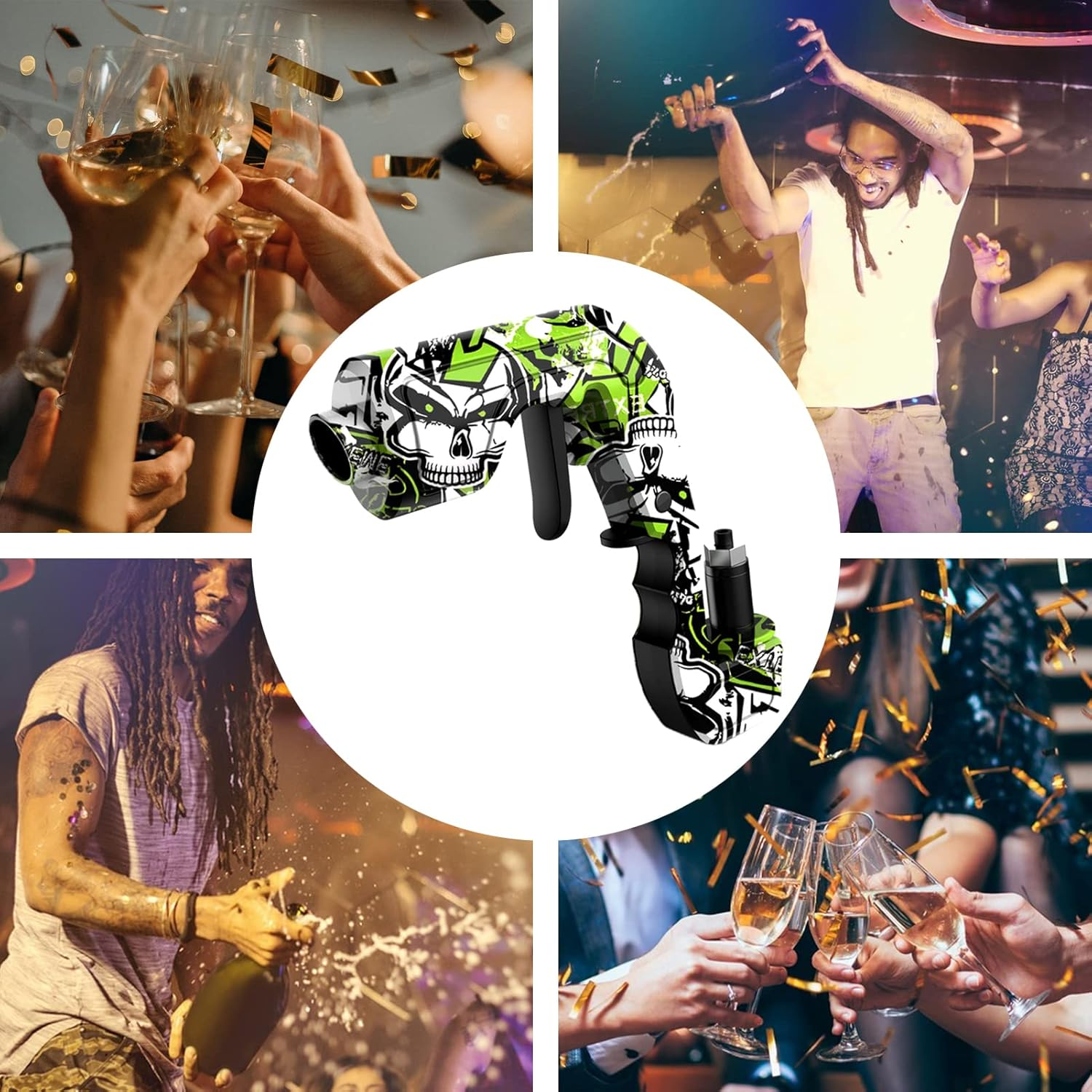 Champagne Shooter | Adjustable Beer Dispenser | Beer Spray Tool For, Club, Bar, Pub, Festival, Wedding, Atmosphere Props image number 6