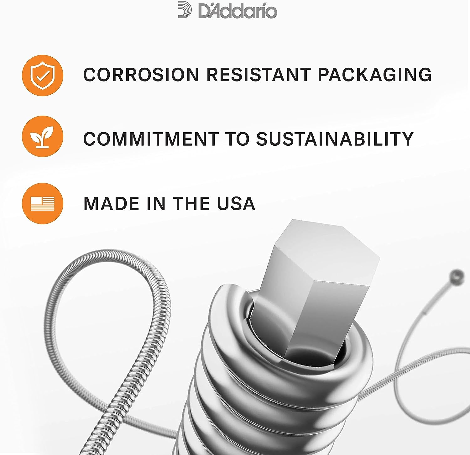 D'Addario NYXL0942 Nickel Plated Electric Guitar Strings, Extra Light image number 2