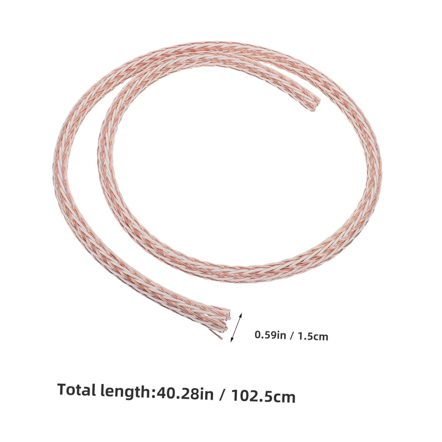 PERSELOSO High Fidelity Single Crystal Copper Speaker Wire Spool Heavy Duty Audio Power Cable for and Hifi Sound System Reduces Signal Loss Enhances Clarity image number 3