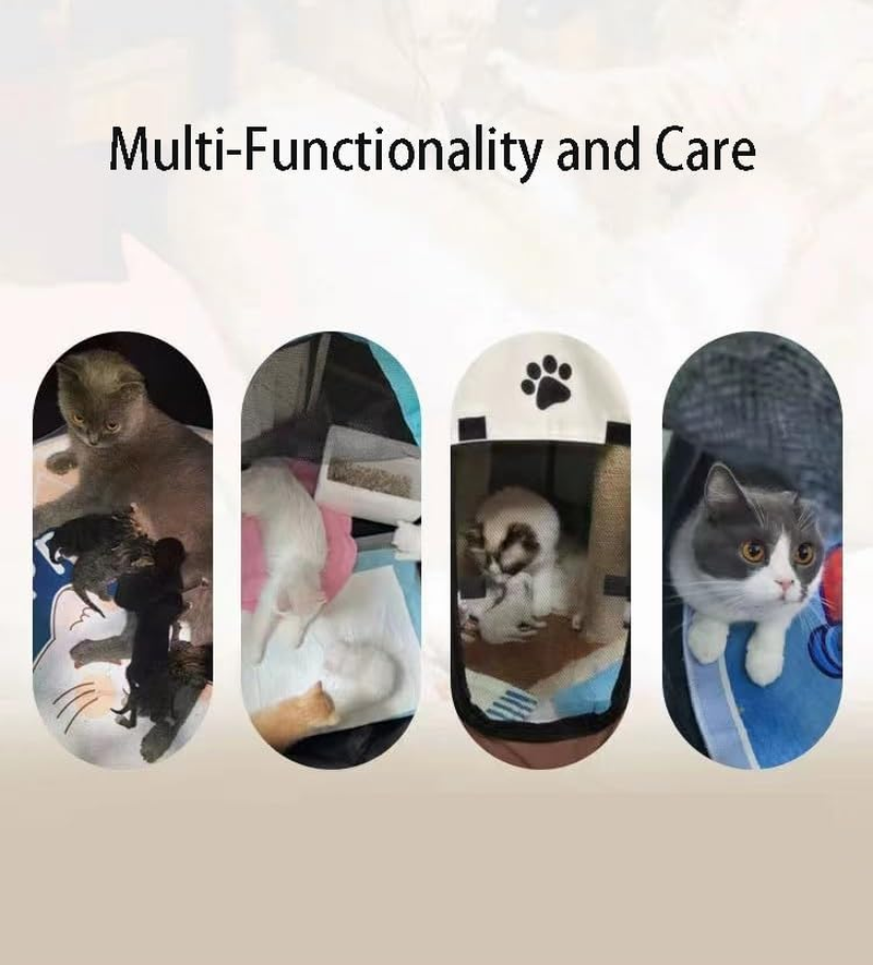 Portable Pet Pen, Collapsible Pet Exercise Tent, Indoor Outdoor Pet Pen for Small Dogs Dogs Cats Rabbits Kennel House Playground, Indoor Outdoor Travelling Camping Use ( Color : a , Size : 91*91*58Cm image number 3