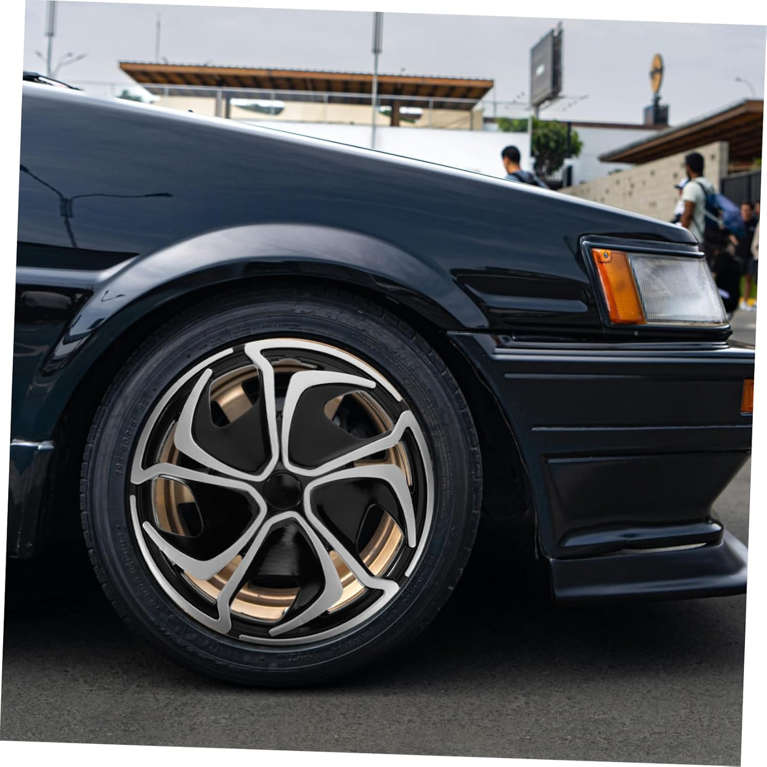 TIDTALEO Protector for Car Wheels Stylish Rim Cover Accessory Easy Installation for Enhanced Wheel Material Fits Rims image number 4