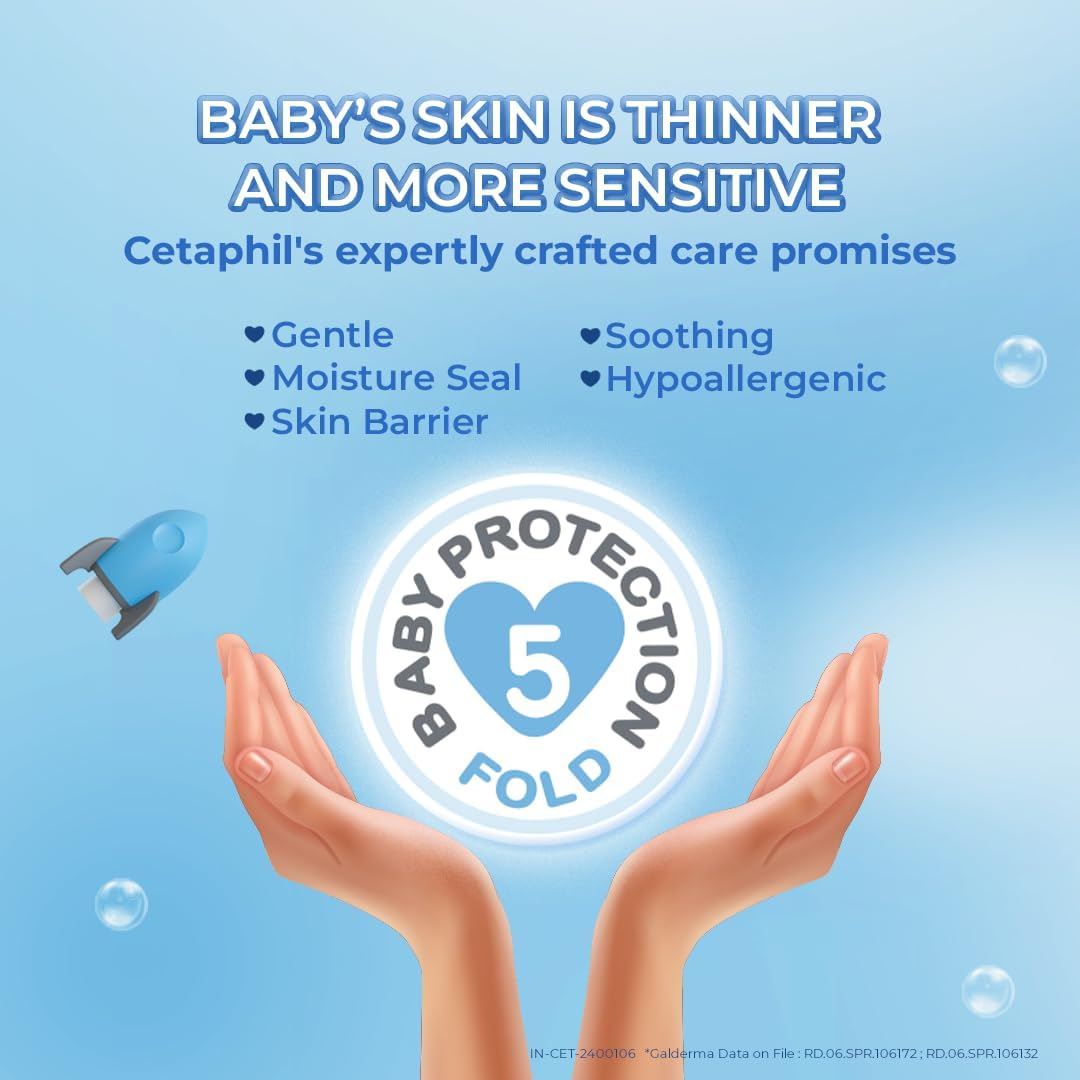 CETAPHIL Baby Daily Body Lotion 400Ml, with Shea Butter & Glycerin, Hypoallergenic, Designed for Baby'S Sensitive Skin, Dermatologist Tested (Pack of 2)