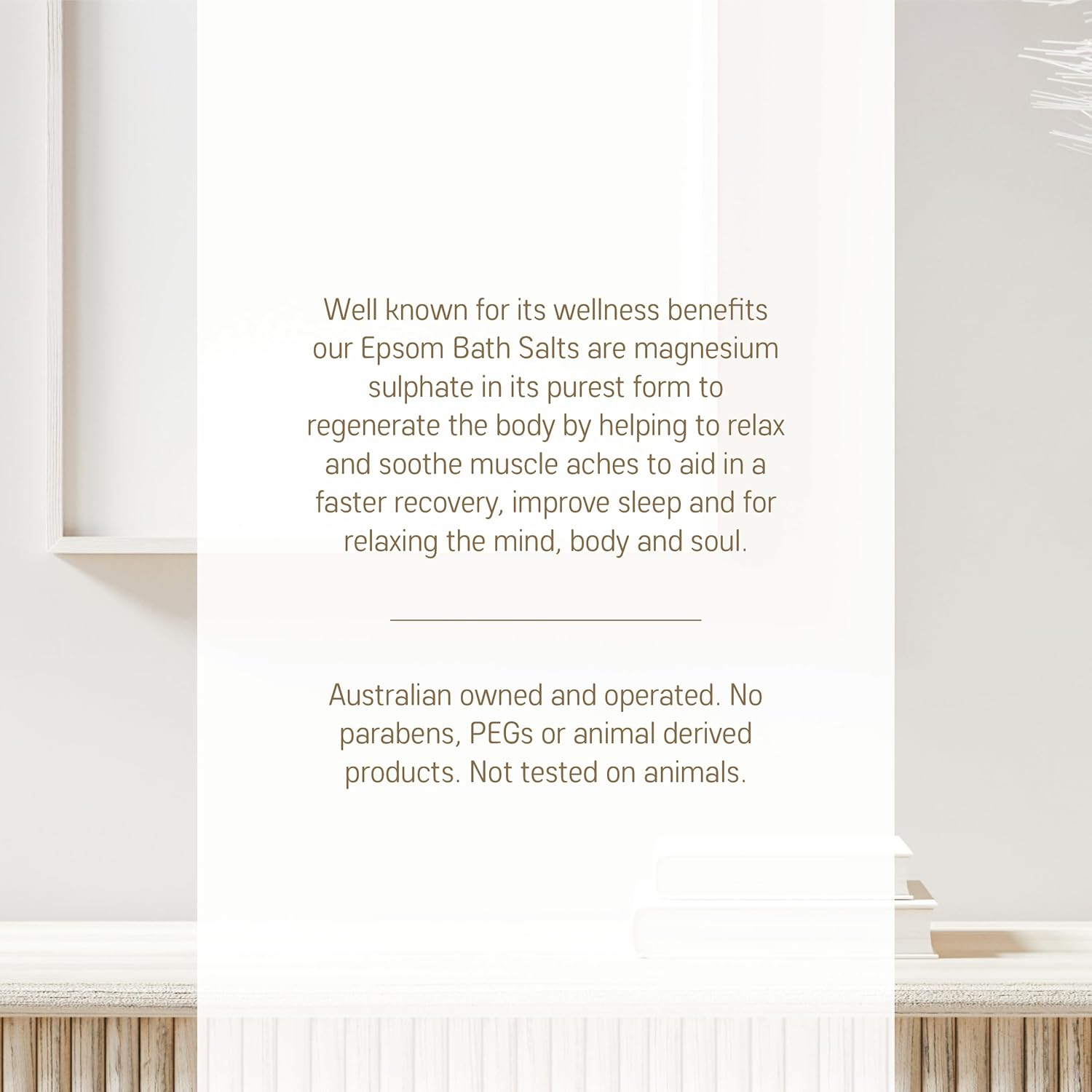 Salts & Co Barefoot in Bahamas Coconut Epsom Bath Salt 1KG image number 3