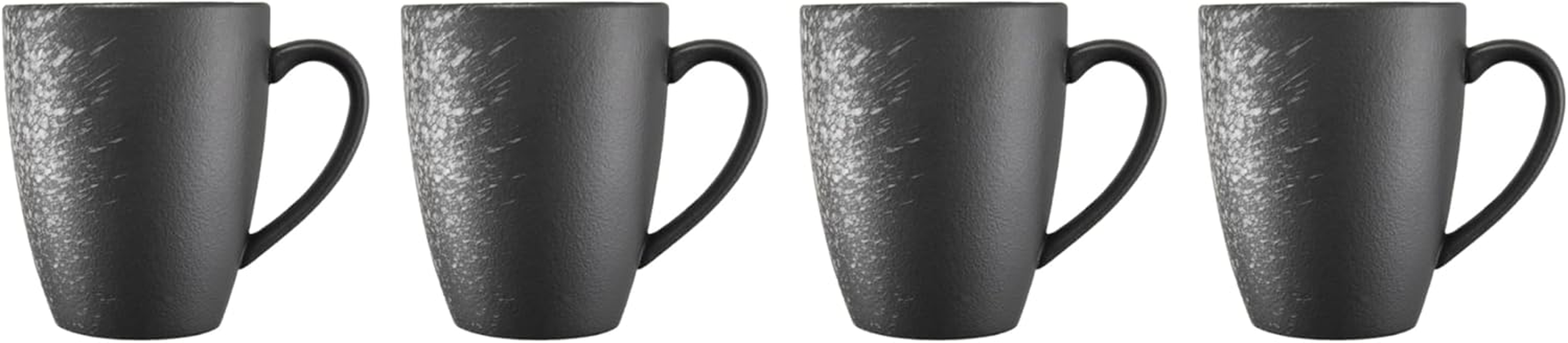Maxwell & Williams Caviar Galaxy Coupe Mug Gift Boxed, 400 Ml Capacity (Set of 4) image number 2